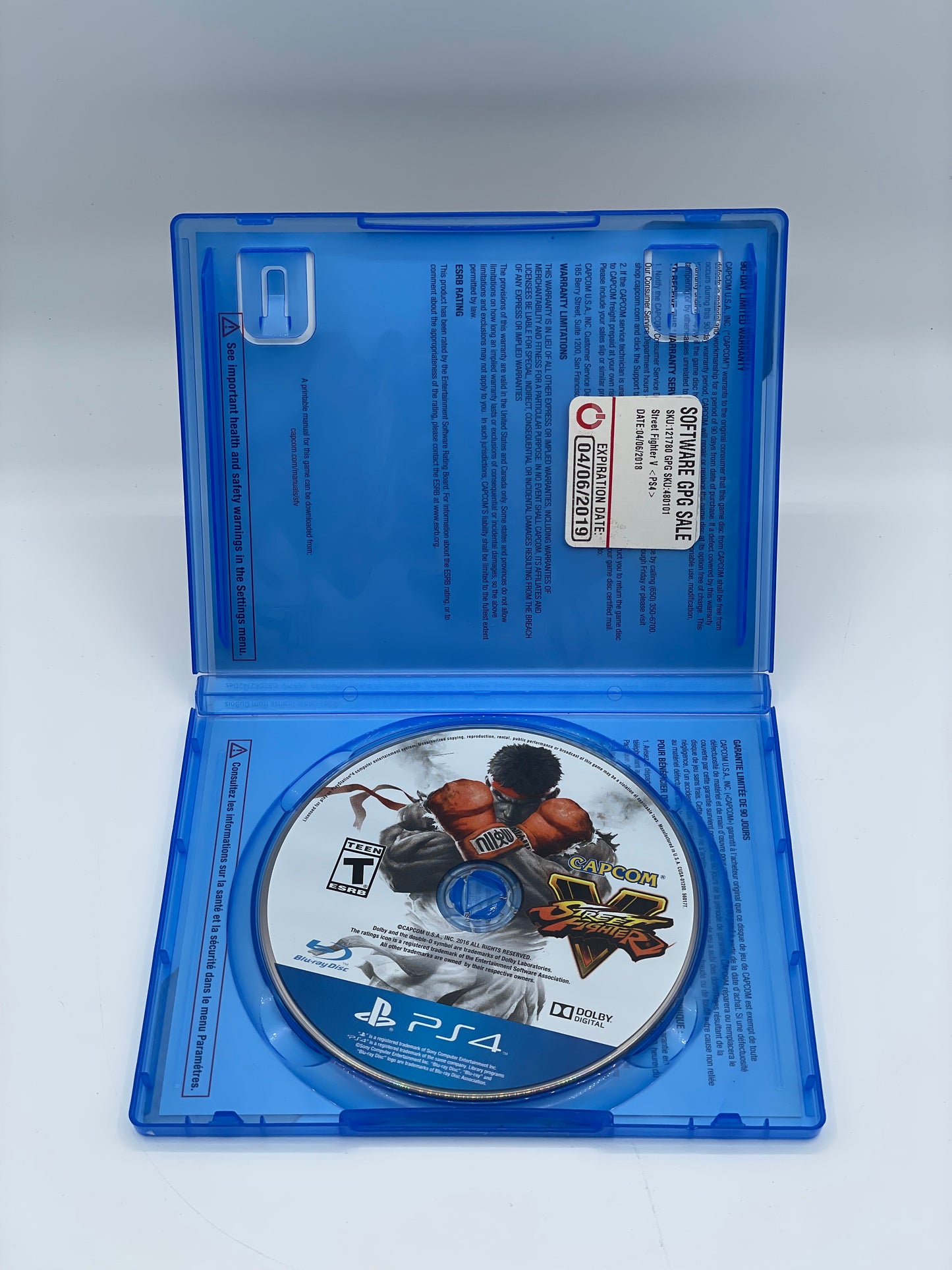 Street Fighter V (Sony PlayStation 4, 2016) Free Shipping!