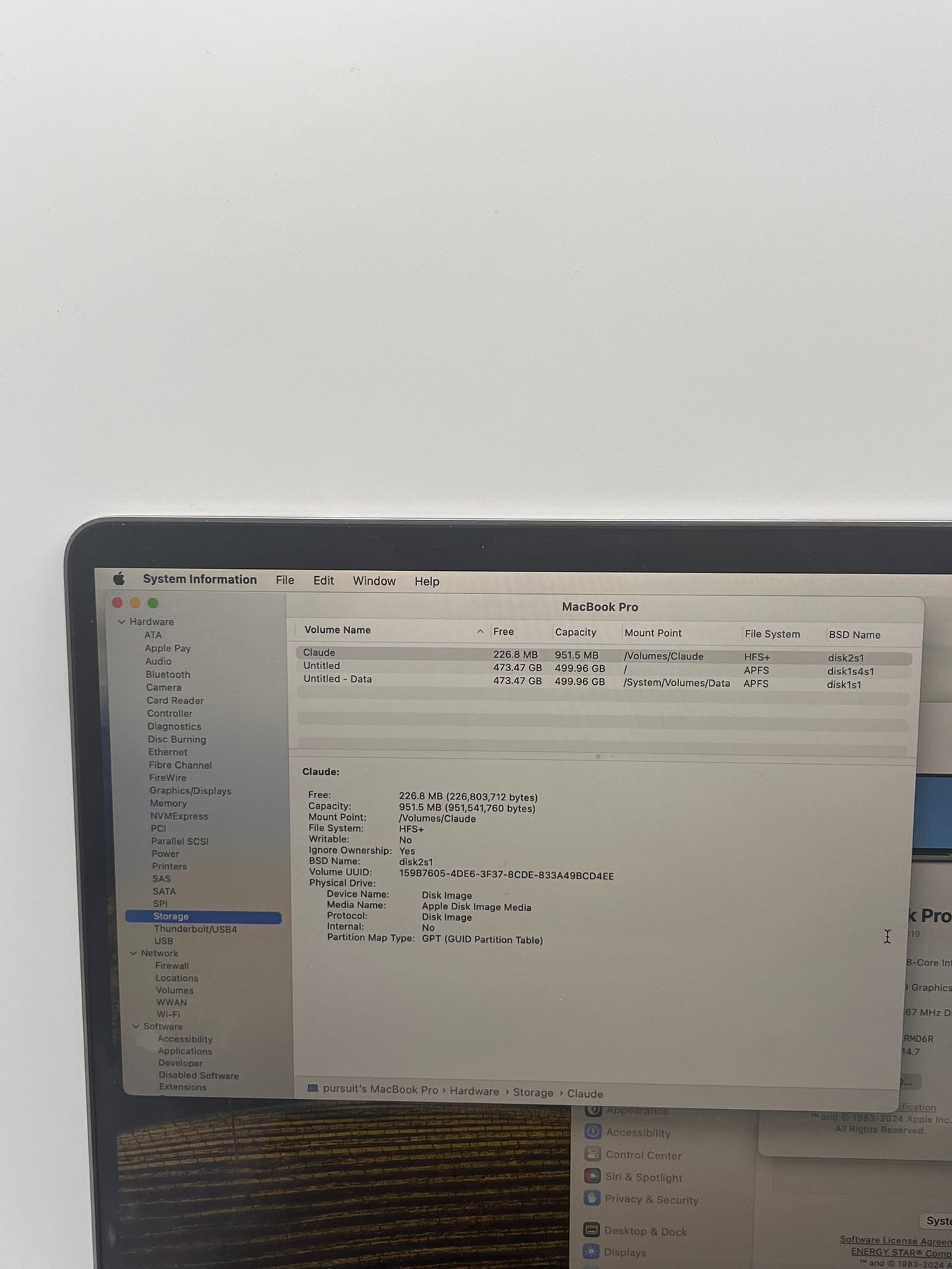 Apple MacBook Pro 16" A2141 2019 Core i9 16GB RAM 512GB Silver