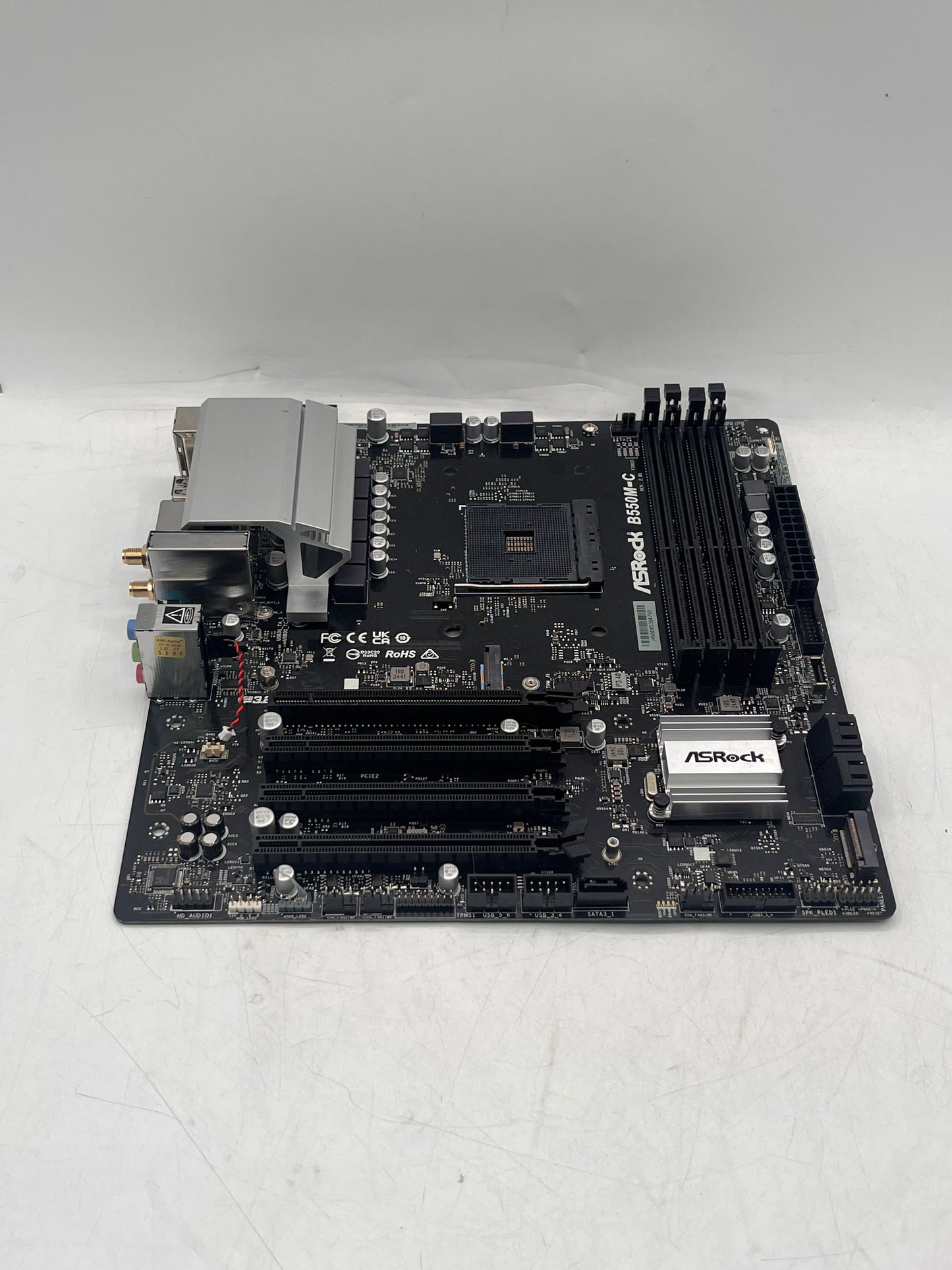 ASRock B550M-C AM4 MicroATX Gaming Motherboard DDR4 - Black