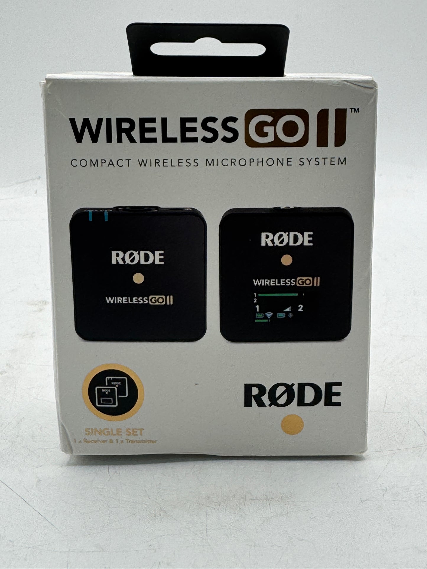 Rode Wireless GO II Single Set Wireless Microphone System White New In Box