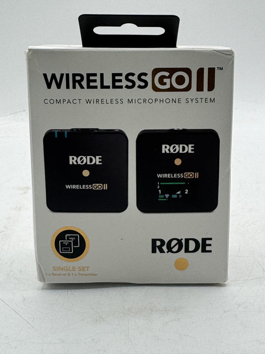Rode Wireless GO II Single Set Wireless Microphone System White New In Box