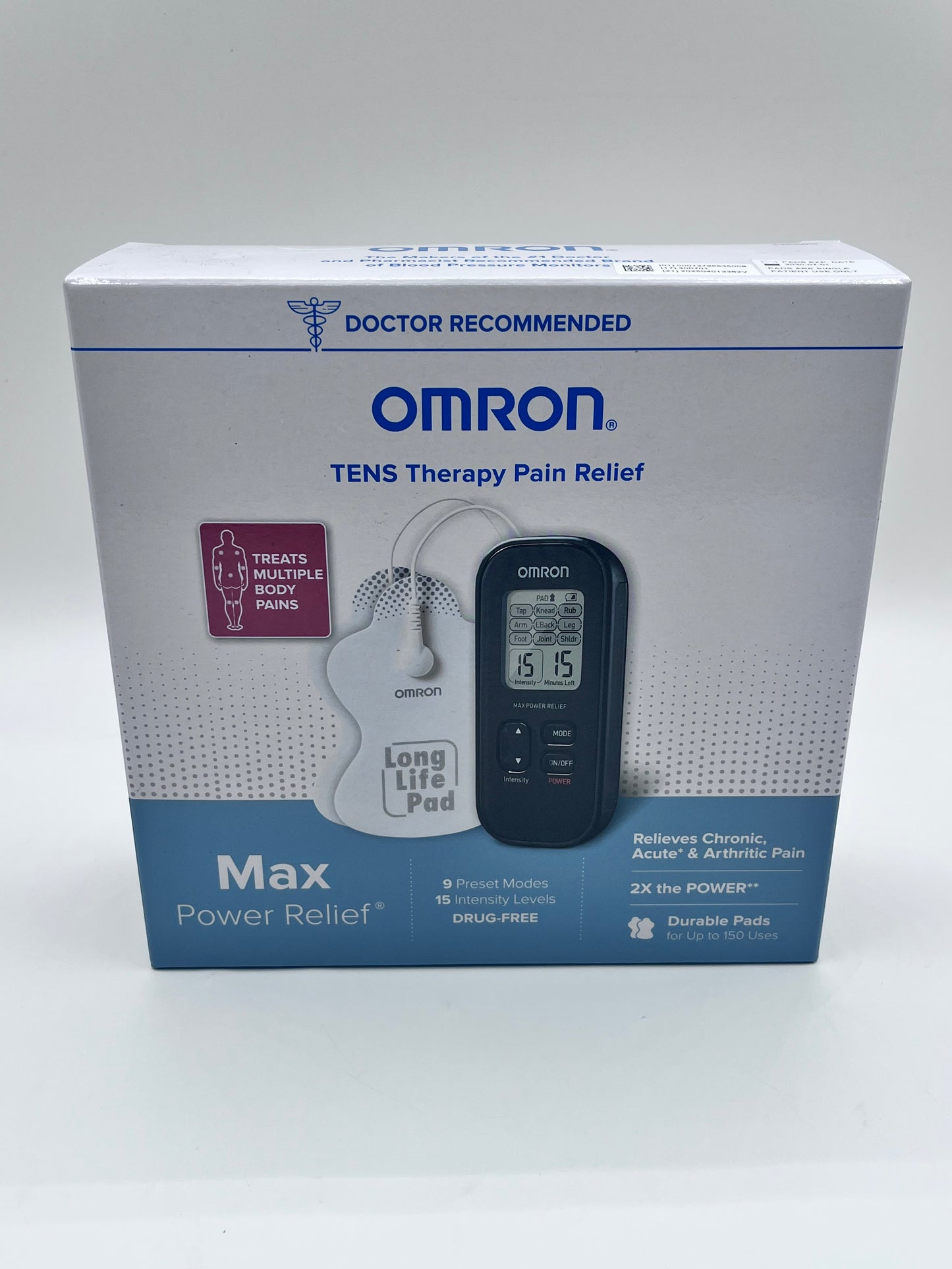 Omron Max Power Relief Tens Therapy Pain Relief Black