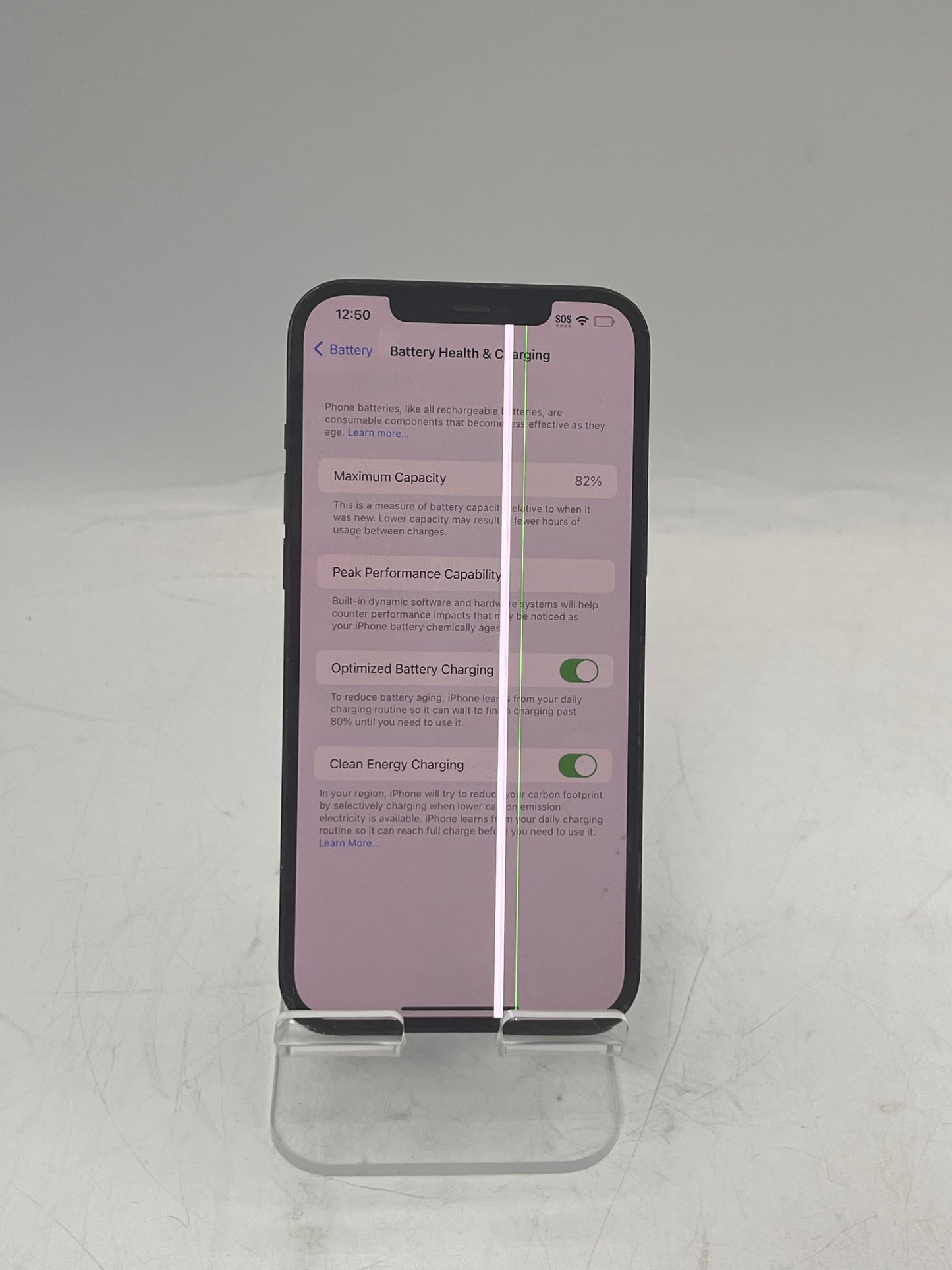 Unlocked Apple iPhone 12 Pro Max MG9X3LL/A A2342 256GB - Blue BROKEN