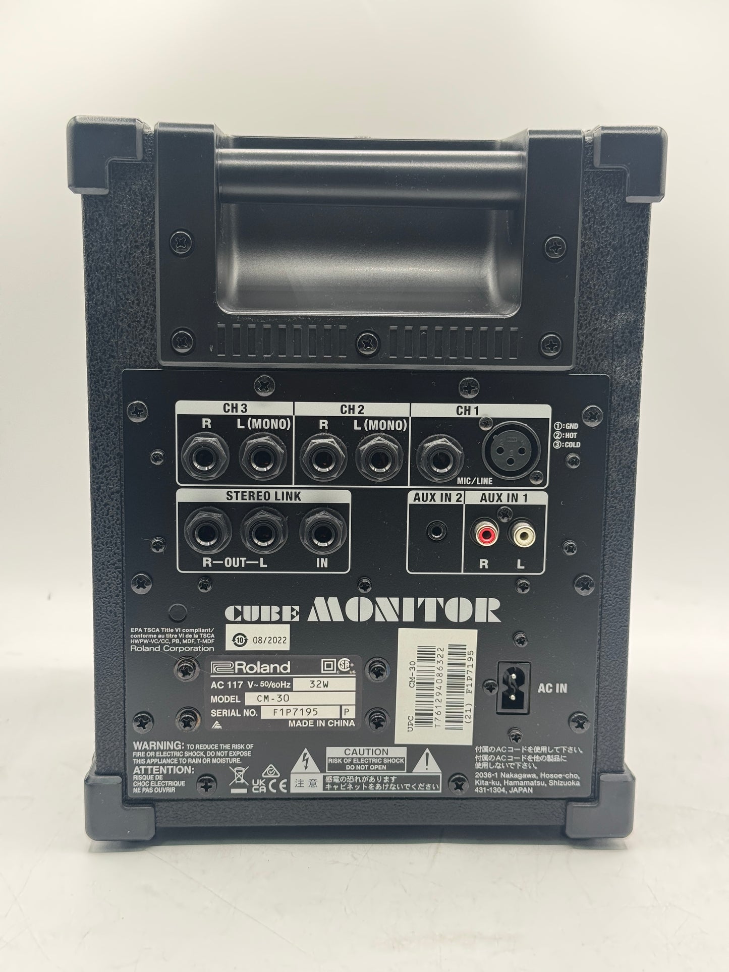Roland CM-30 Portable Powered Cube Monitor