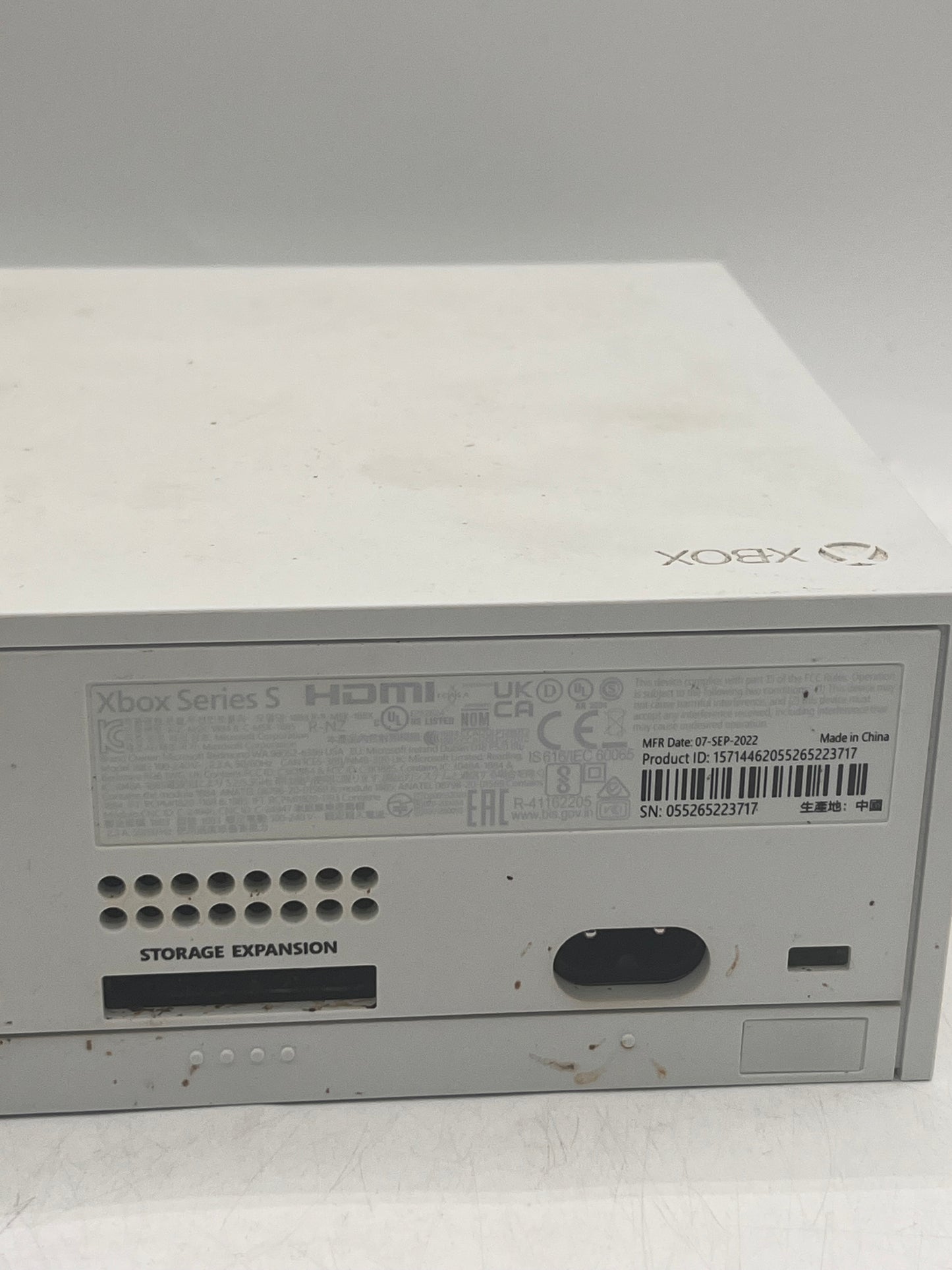 Microsoft Xbox Series S 1883 512GB White Video Game Console Tested Free Shipping