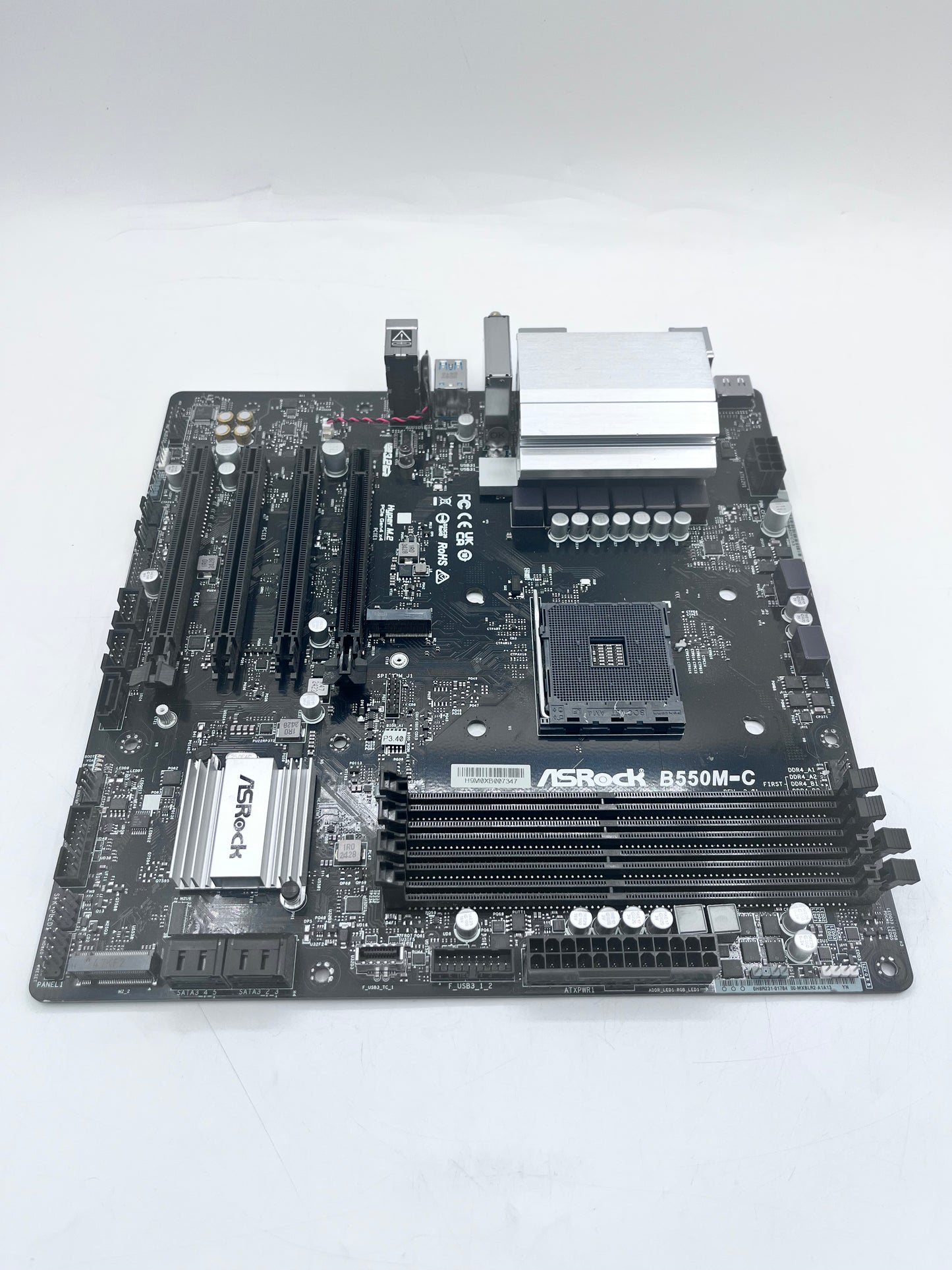 ASROCK B550M-C AM4 ATX AMD DDR4 Motherboard  - Black