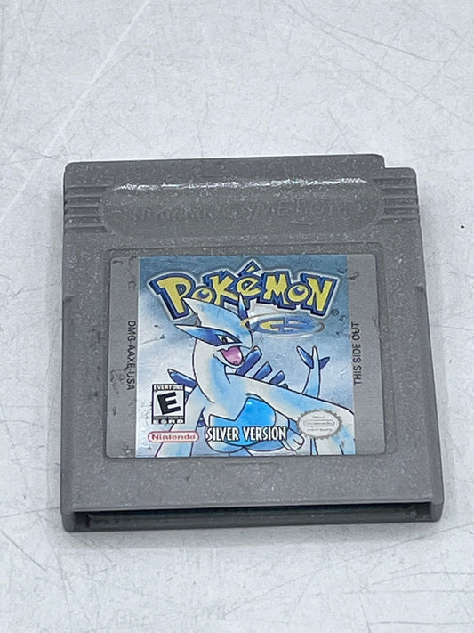 Pokemon Silver Authentic Gameboy Color Cartridge Game - Free Shipping!