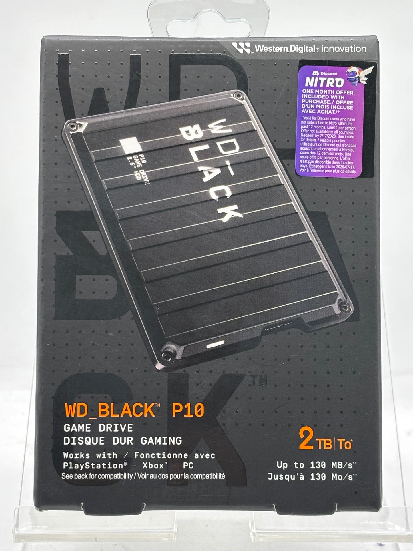 Western Digital WDBA2W0020BBK-WEBK 2TB P10 Game Drive Black