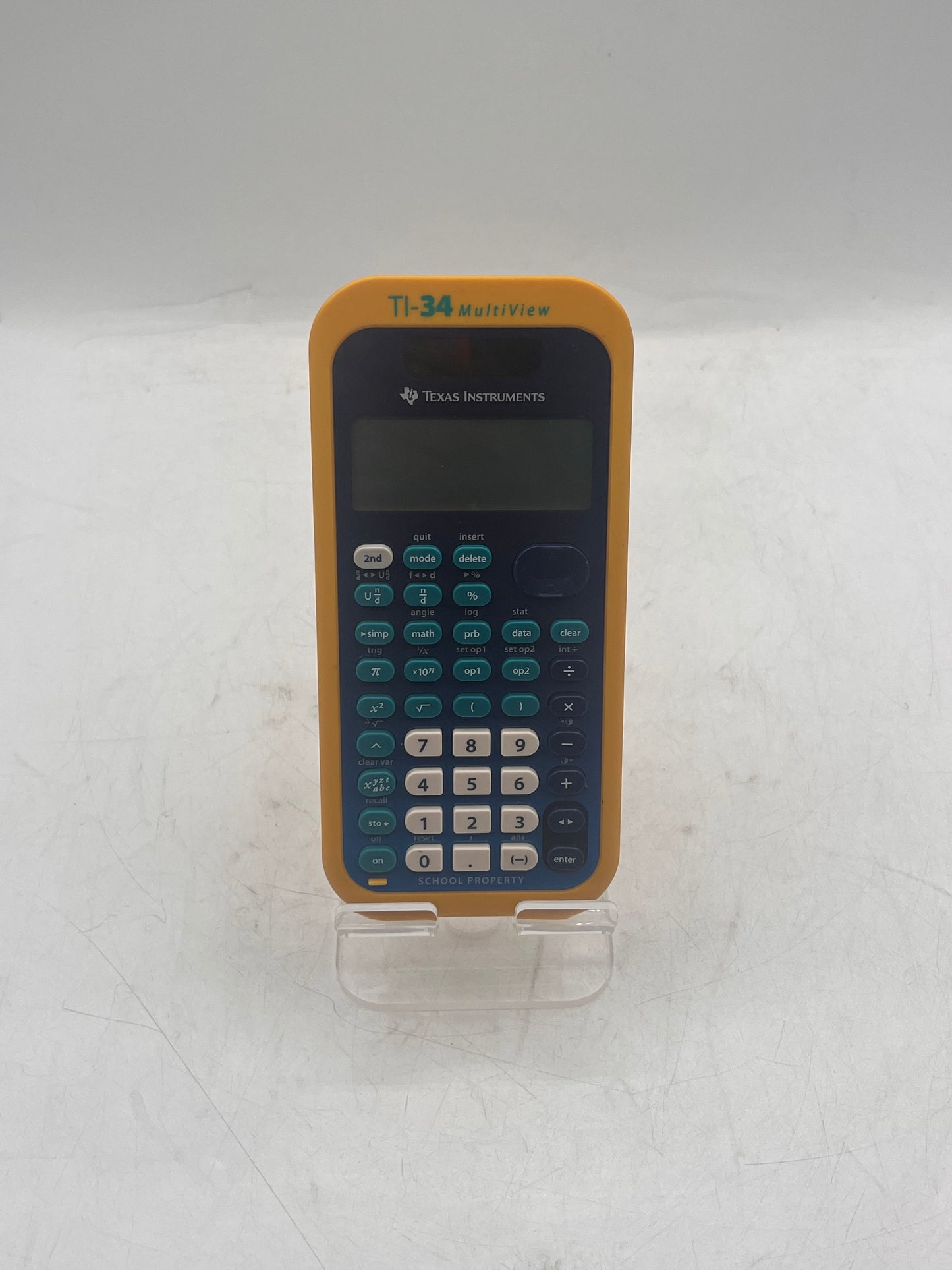 Texas Instruments TI-34 MultiView Scientific Calculator - Yellow