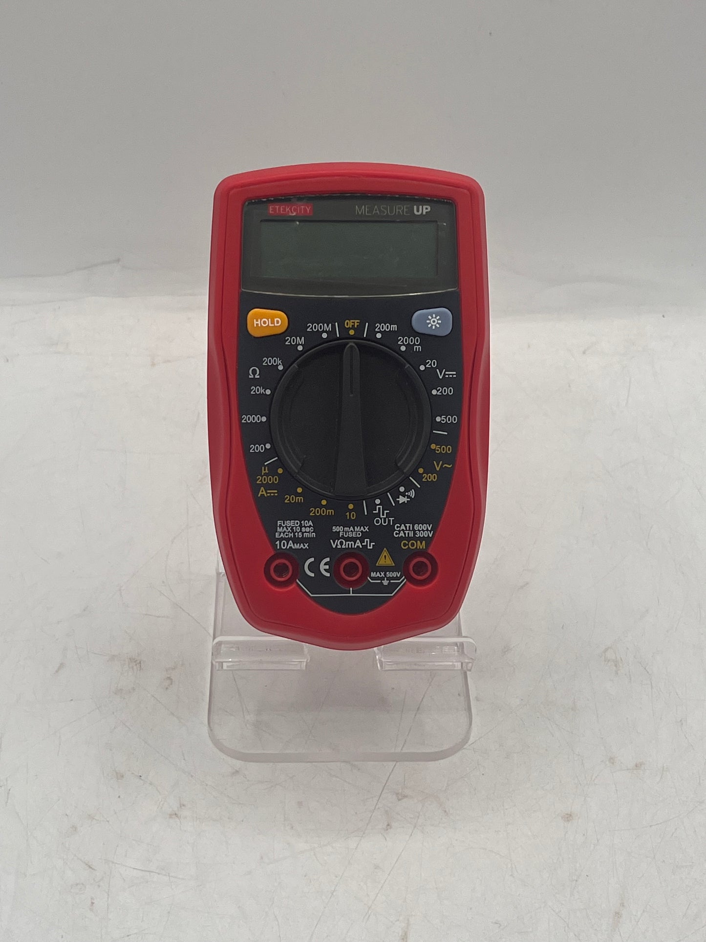 ETEKCITY MSR-R500 Digital Multimeter Red