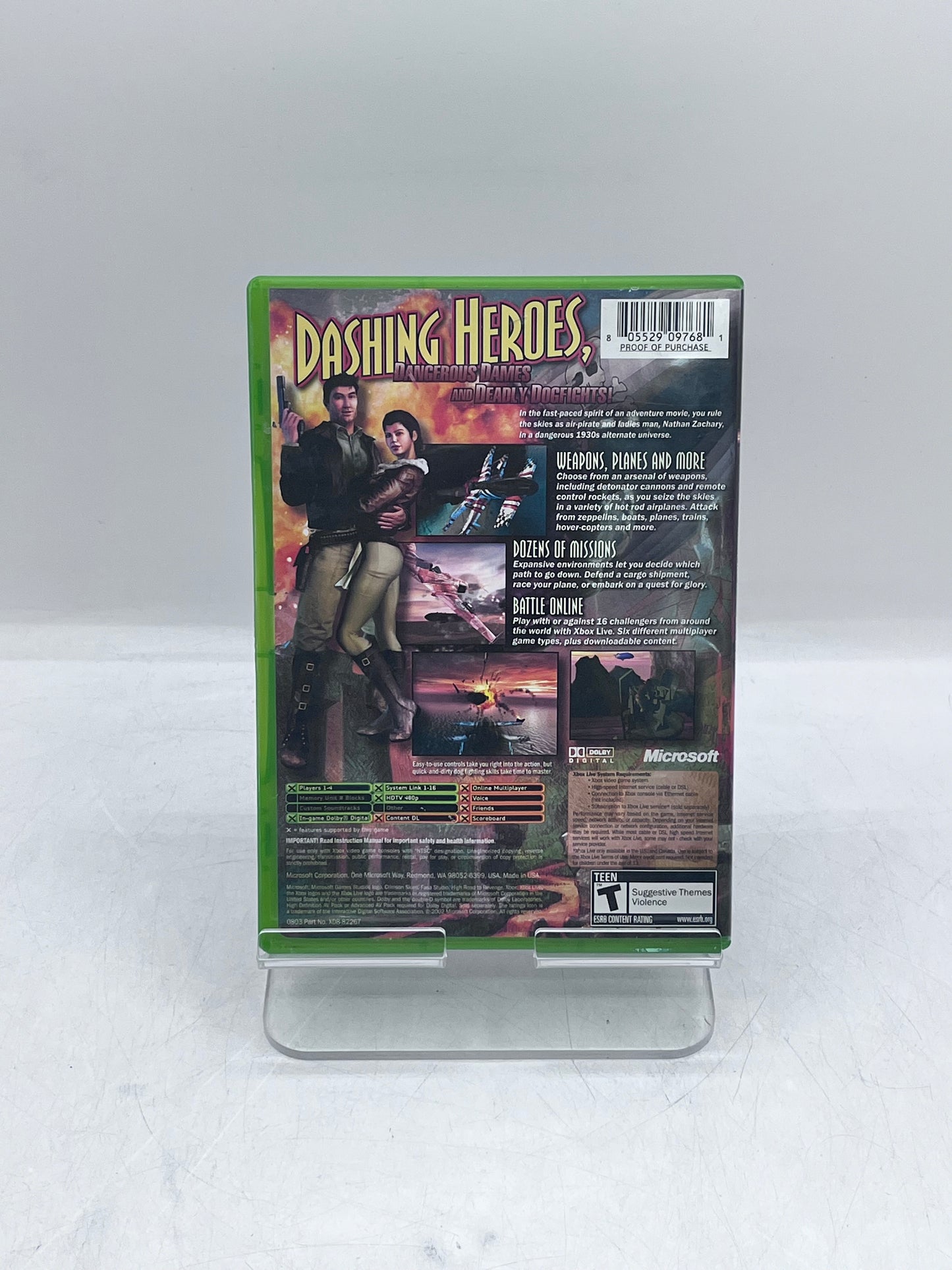 Crimson Skies  Xbox Video Game