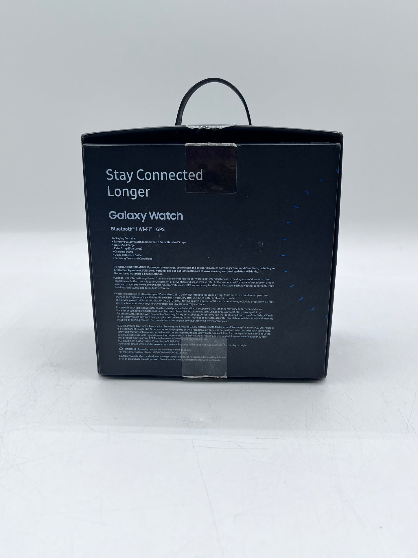 Samsung Galaxy Watch SM-R810 42mm Midnight Black Case Classic Buckle Onyx Black