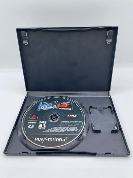 PlayStation 2 WWE Smackdown vs. Raw Video Game - Used with Box
