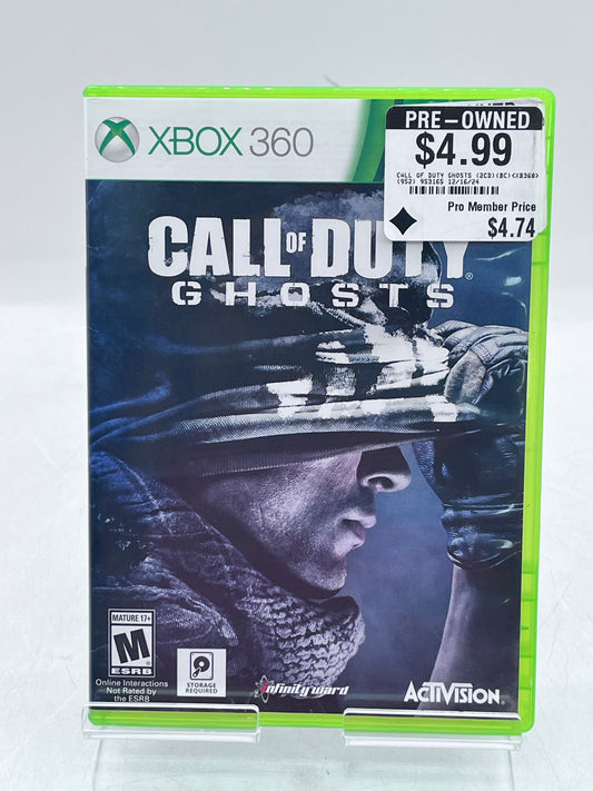 Call of Duty Ghosts  Video Game Xbox 360