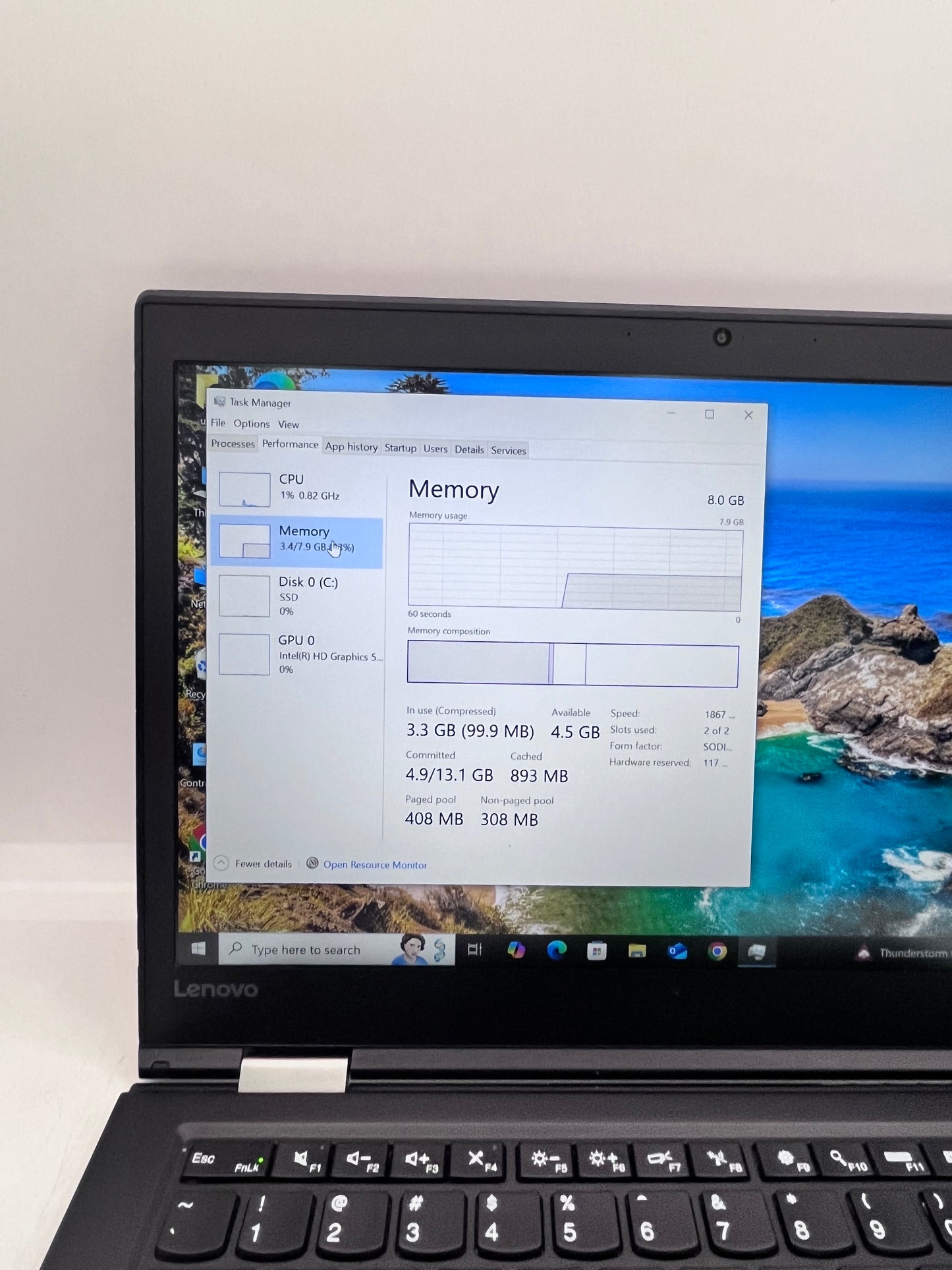 Lenovo ThinkPad X1 Carbon 4th Gen 14" i5 8GB 256GB Windows 11 Pro - Black