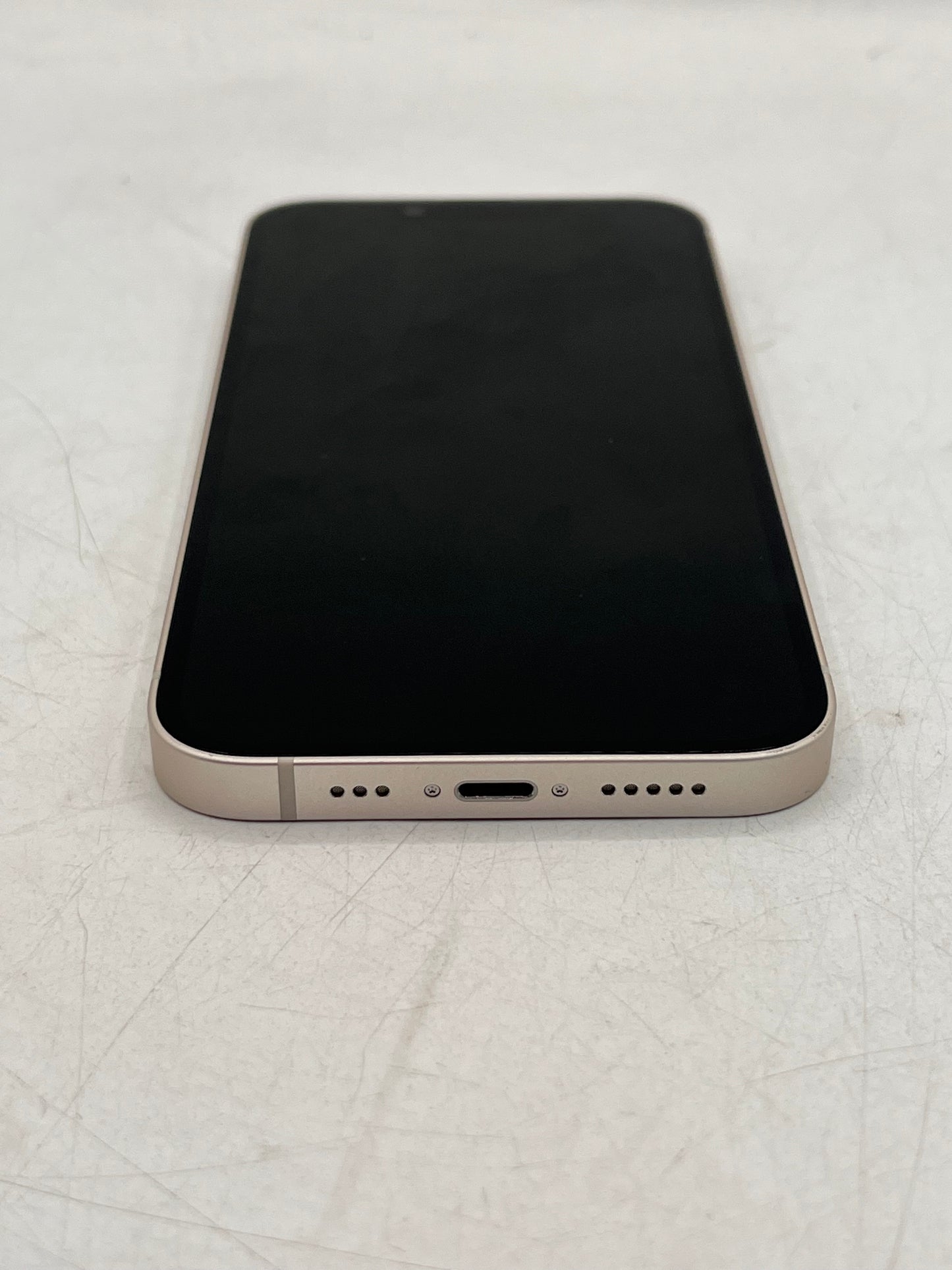 Unlocked Apple iPhone 13 MPUN3LL/A A2649  128GB Smart Phone White 100% BATT