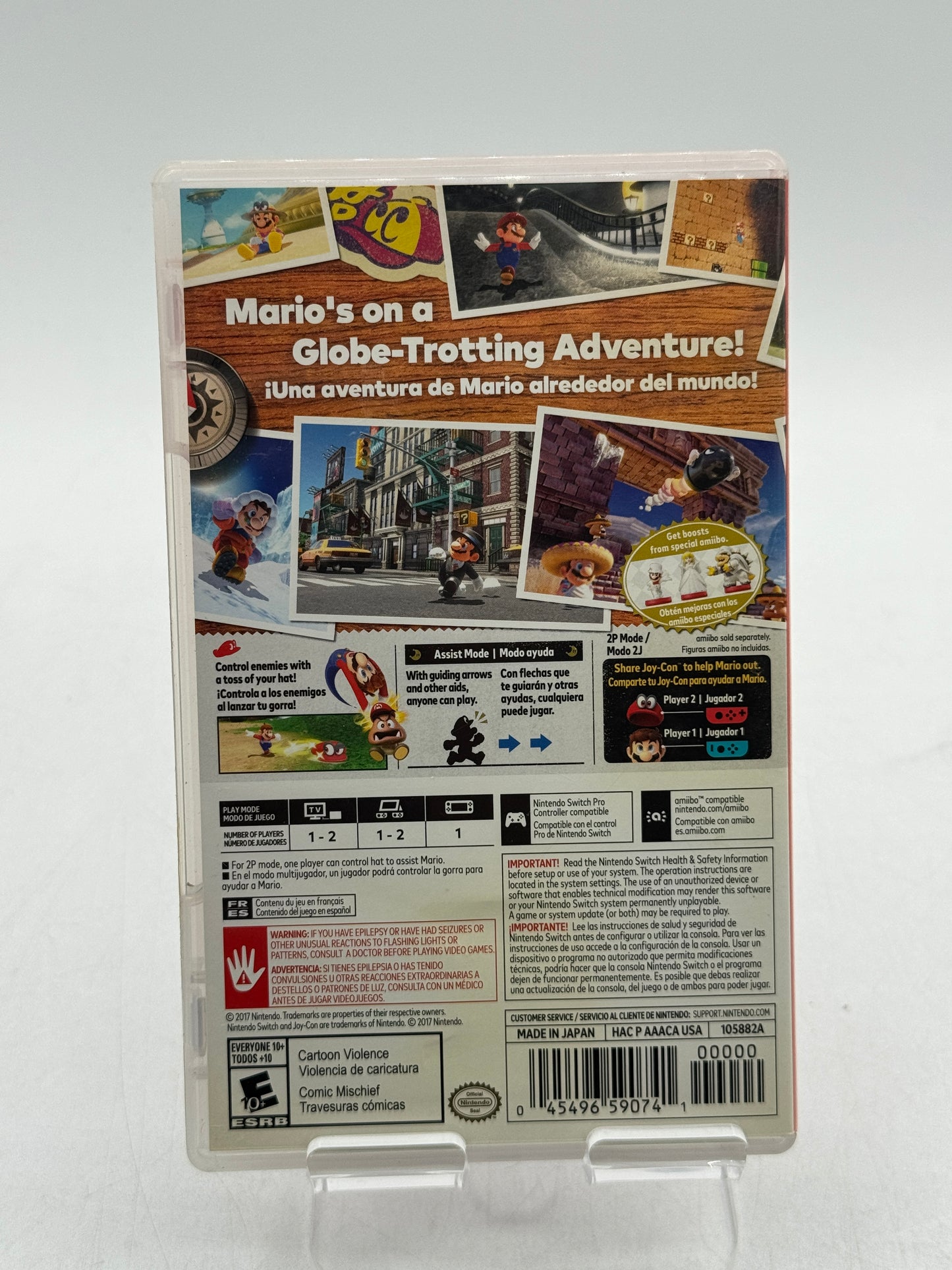 Super Mario Odyssey (Nintendo Switch, 2017) Tested Free Shipping