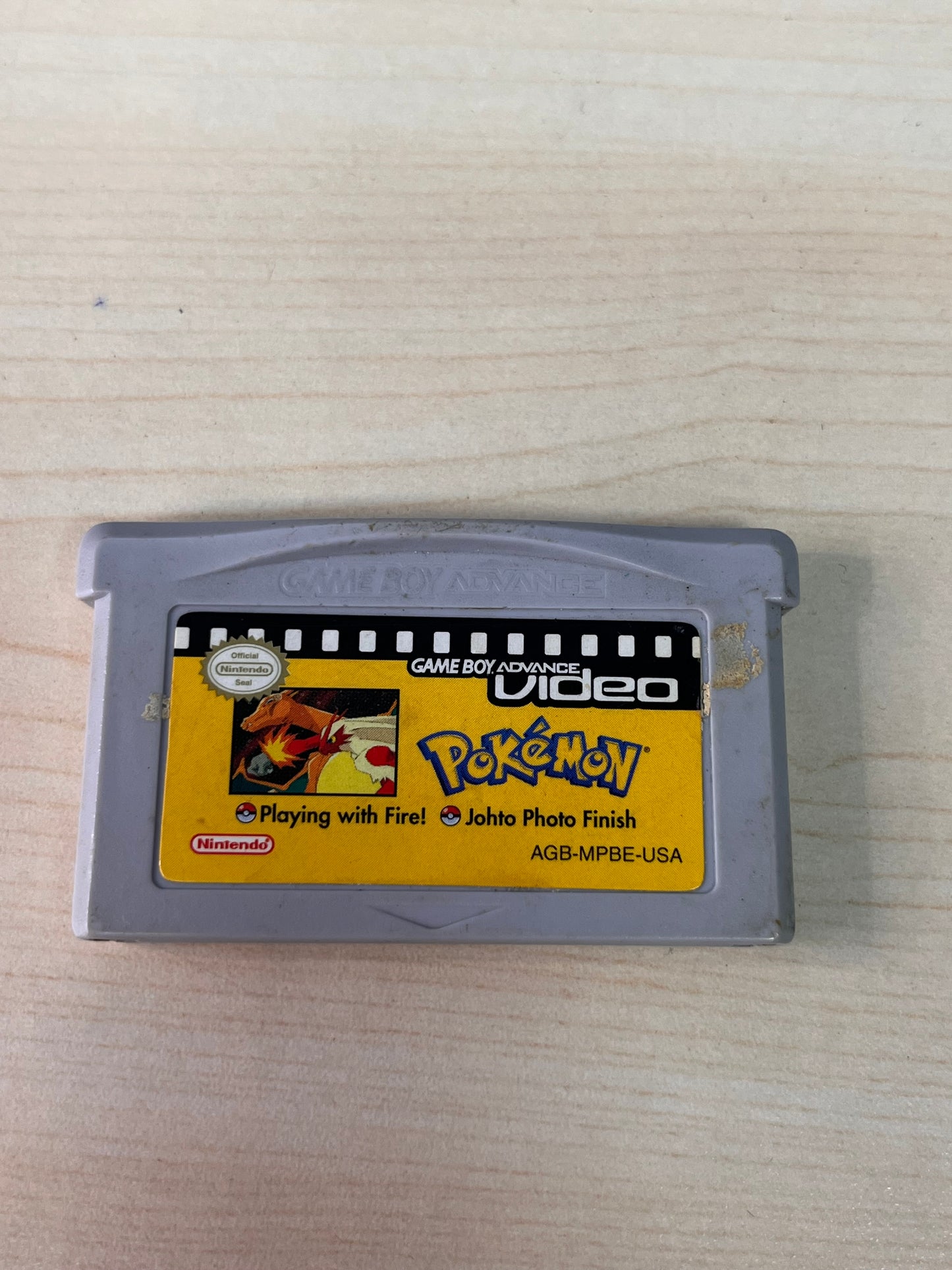 GameBoy Advance Pokemon Playing With Fire Johto Photo Finish