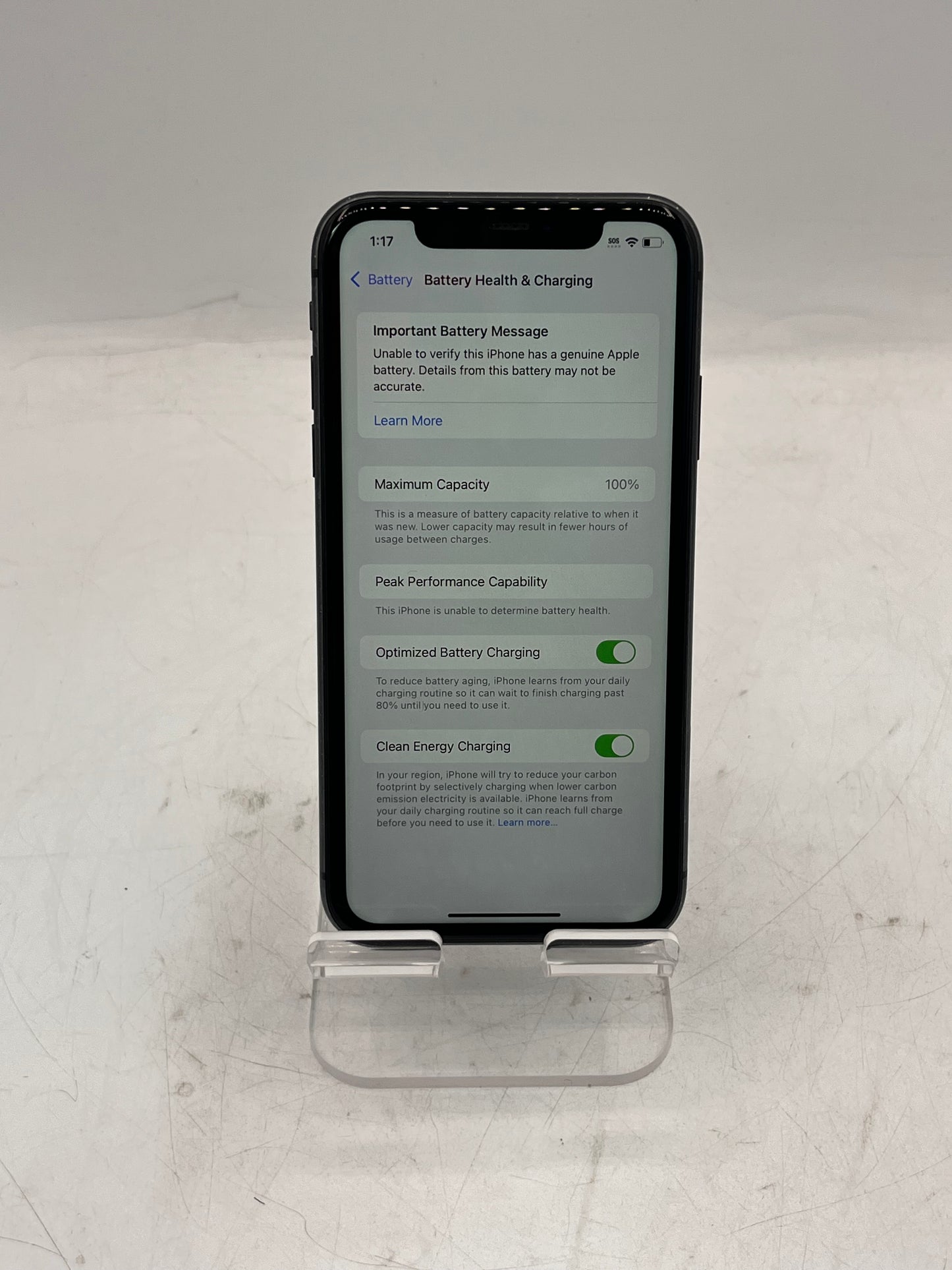 Unlocked Apple iPhone 11 128GB A2221 MWM02QL/A Smartphone Black