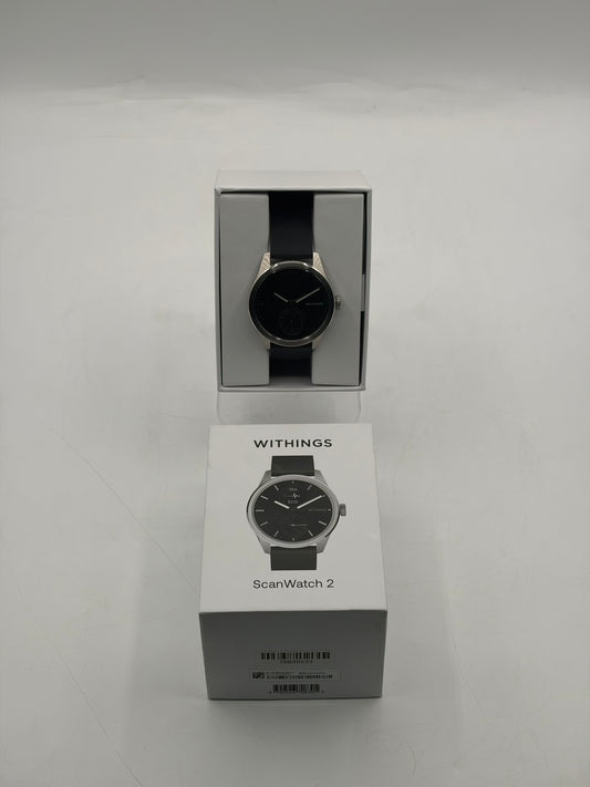 Withings ScanWatch 2 42mm Smart Watch with FKM wristband, Original Box & Add-Ons