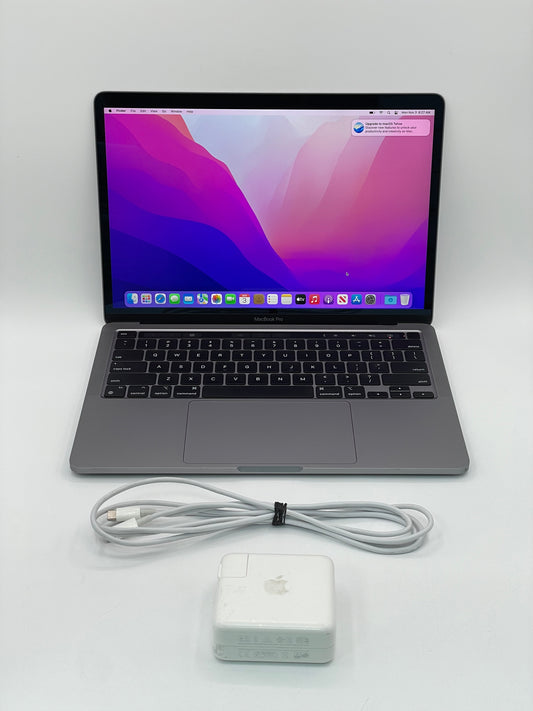 2022 Apple MacBook Pro 13.3" 8C M2 10C GPU 8GB 256GB A2338 84 Cycle Count SG