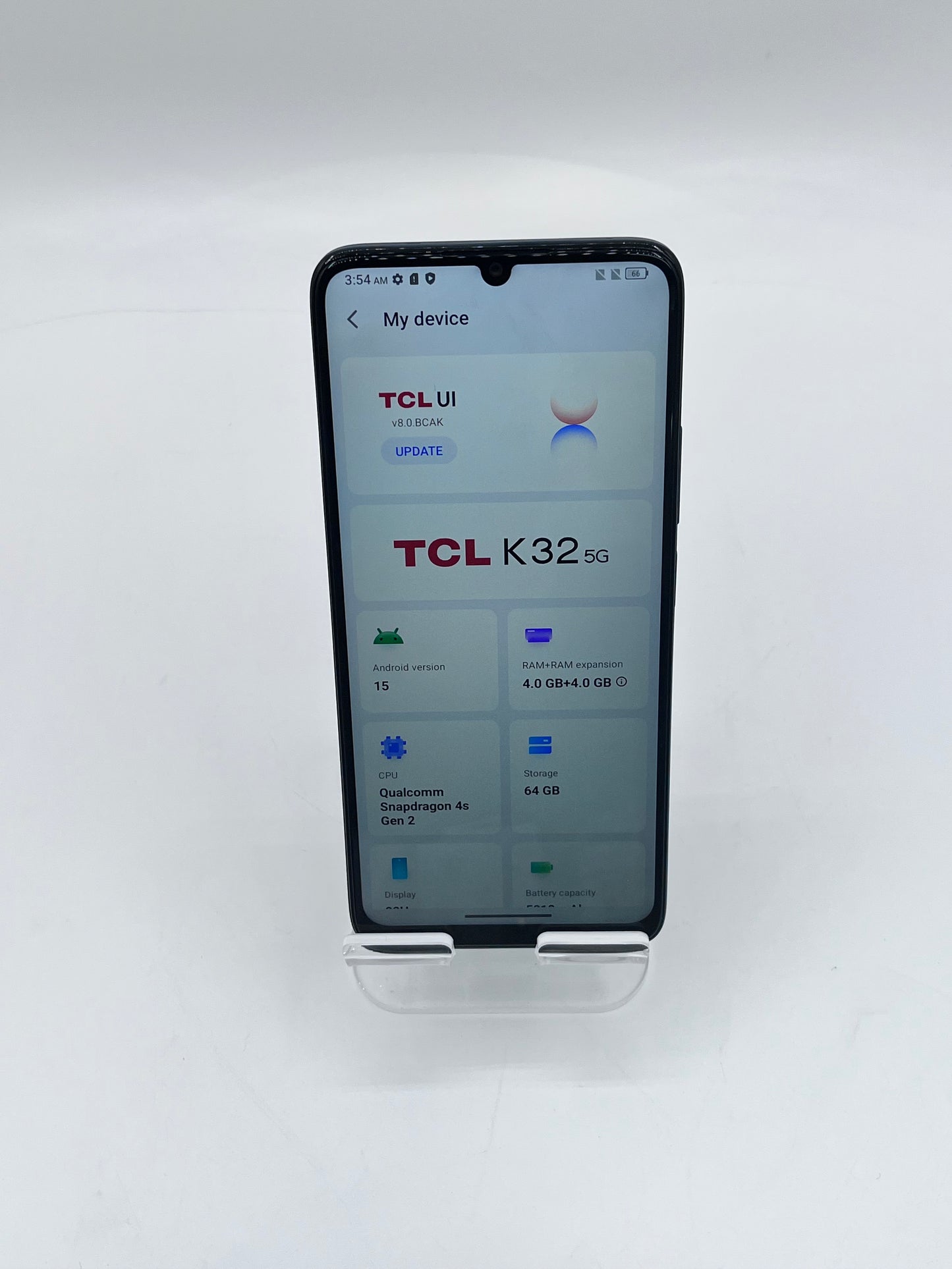 TCL K32 5G 64GB MetroPCS Cell Phone Blue