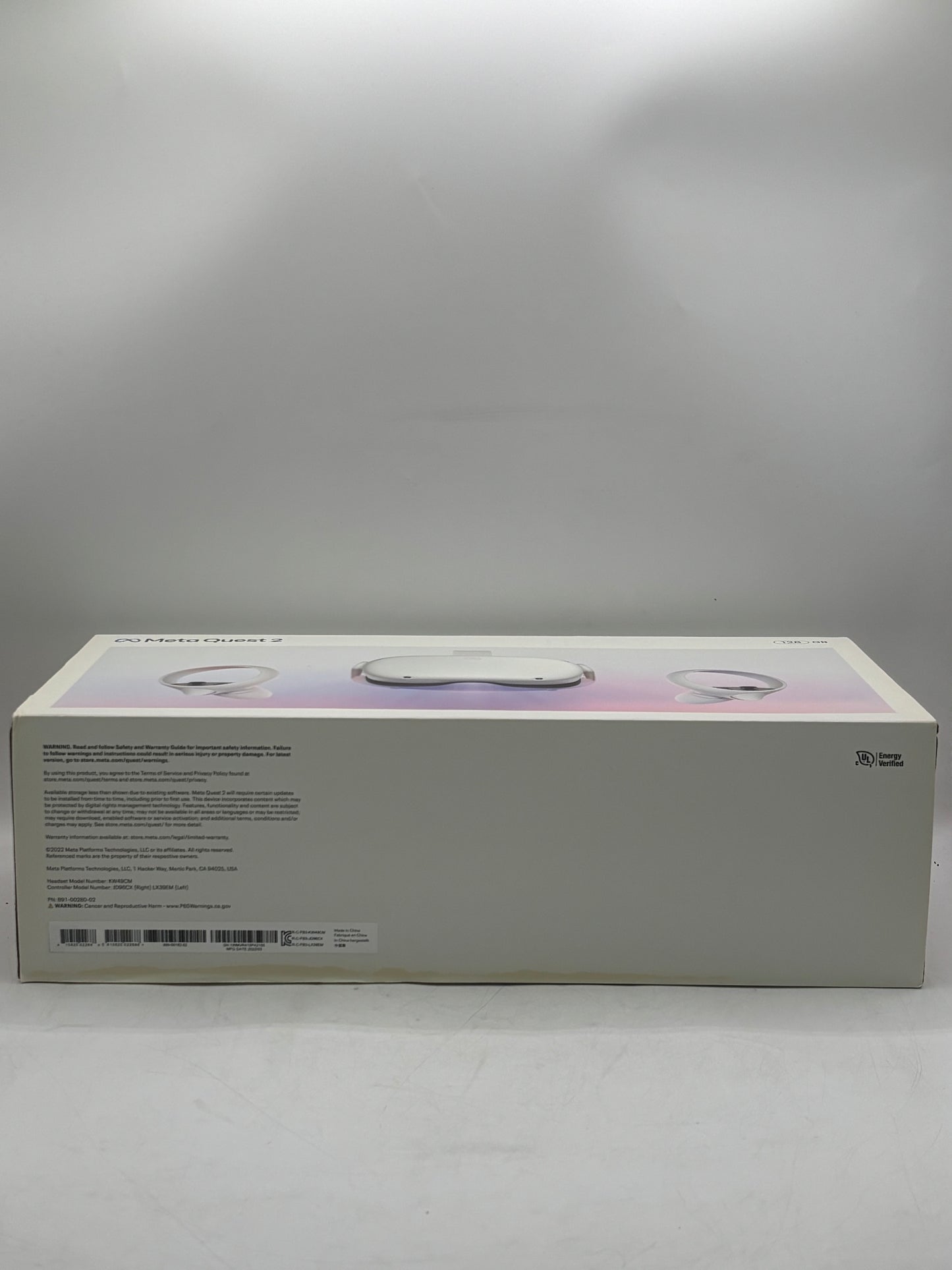 Meta Oculus Quest 2 128GB Standalone VR Headset, White
