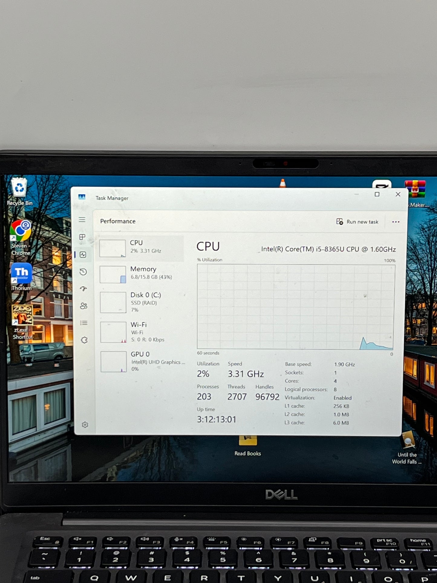 Dell Latitude 7400 15" Laptop Core i5 8th Gen 16GB 512GB Black