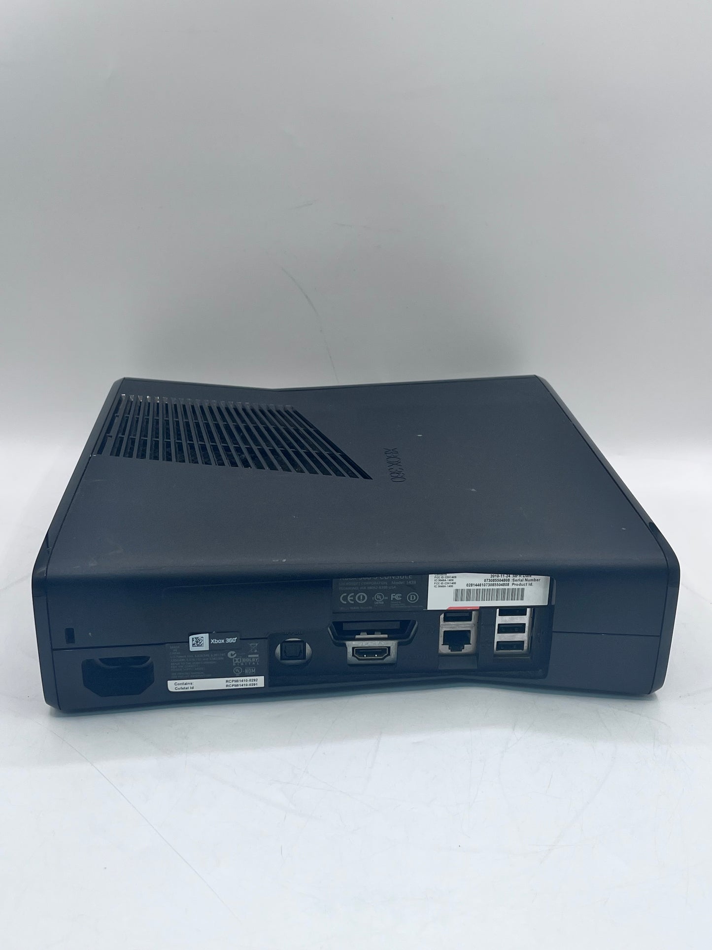 Microsoft Xbox 360 Model 1439 Black Video Game System 250GB PARTS ONLY
