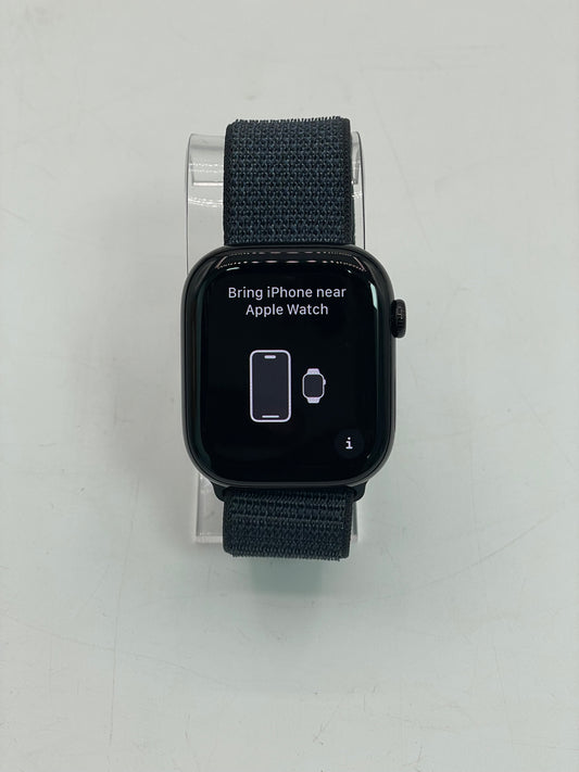 Apple Watch Series 10 GPS 46mm Case MWWR3LW/A 2024 99% Battery Health Black w/ Sport Loop