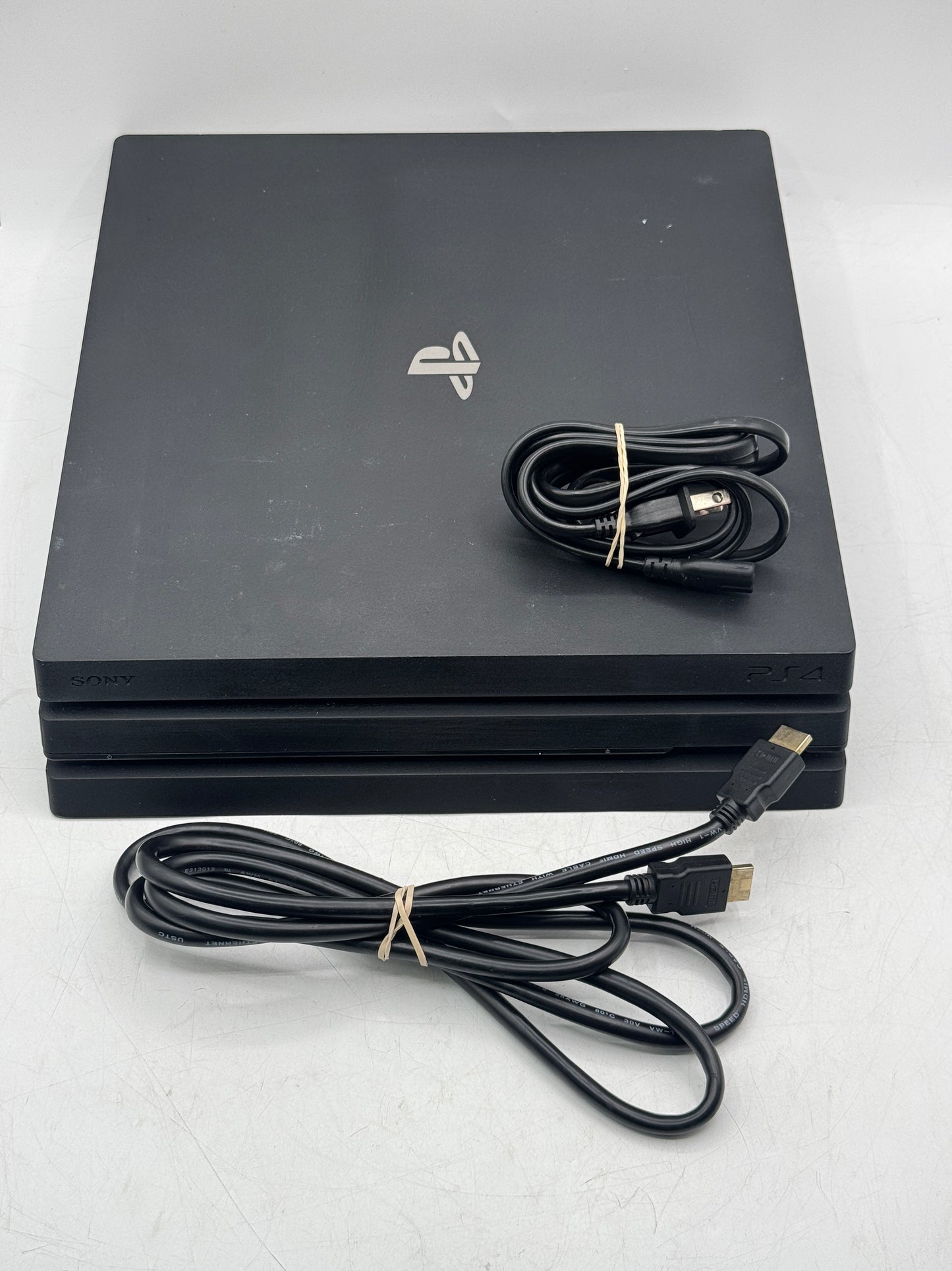 Sony PlayStation 4 Pro CUH-7215B 1TB Console Jet Black w/ Cords Free Shipping