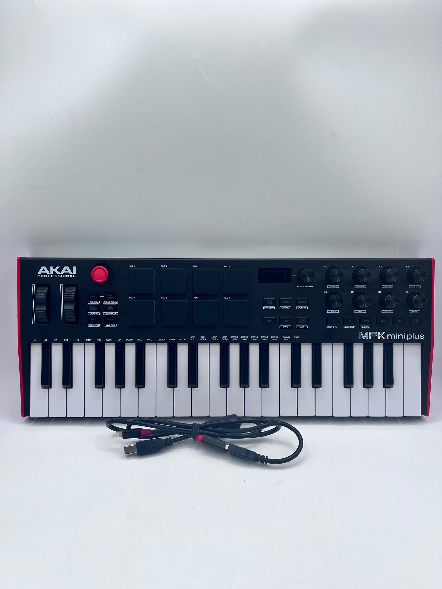Akai Professional MPK Mini Plus 37-Key Keyboard Controller w/ Cable Free Shipping