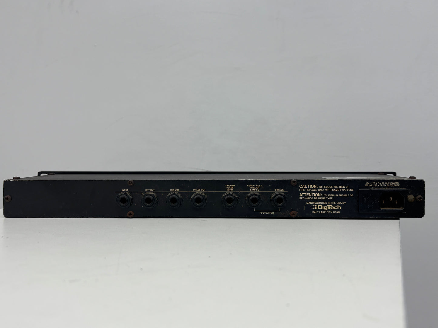 DigiTech RDS-8000 Time Machine Delay/Looper Rack Unit 1992 Black Used C