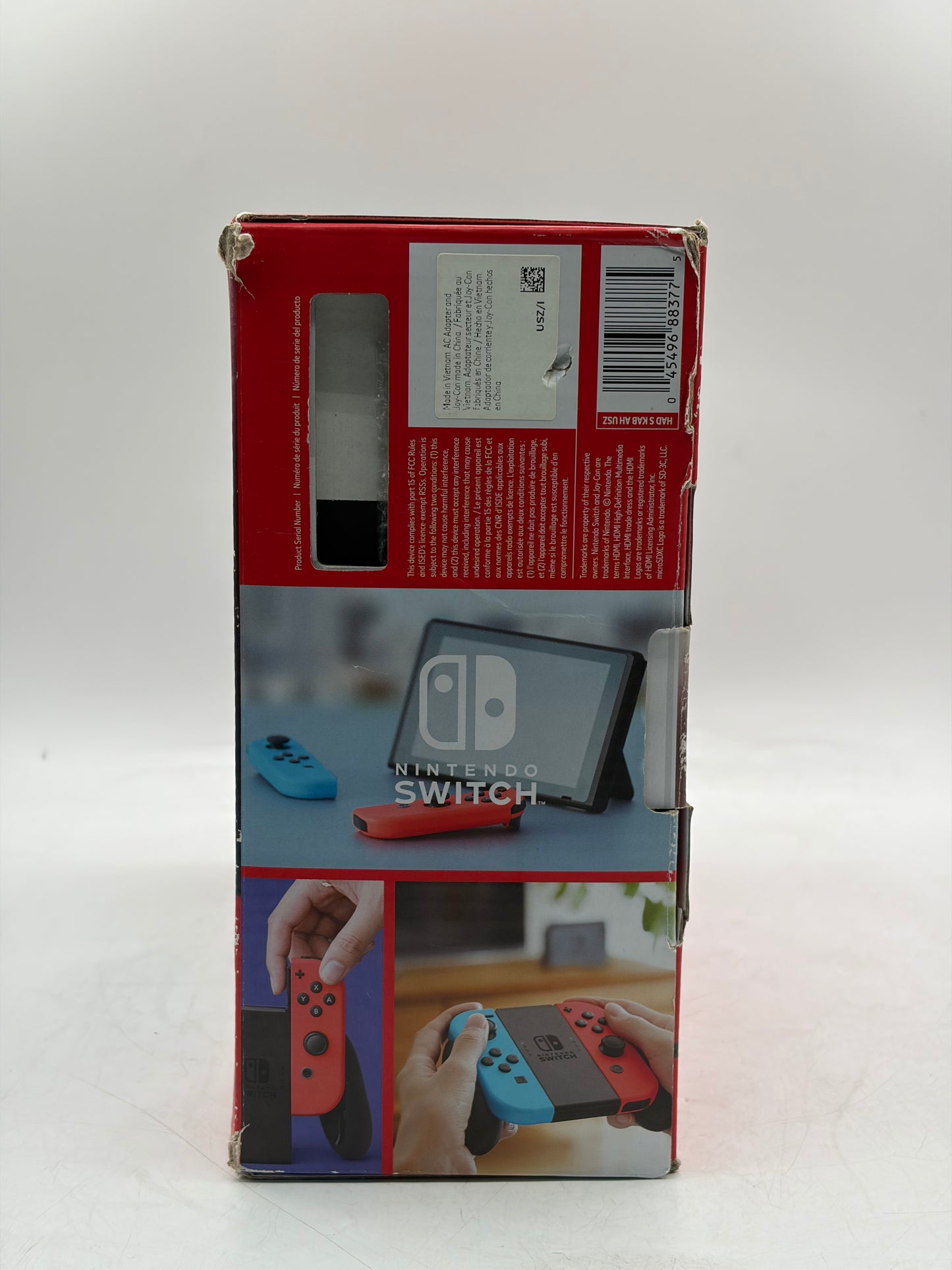 Nintendo Switch v2 32GB Console Gaming System HAC-001(-01) with Red/Blue Joycons