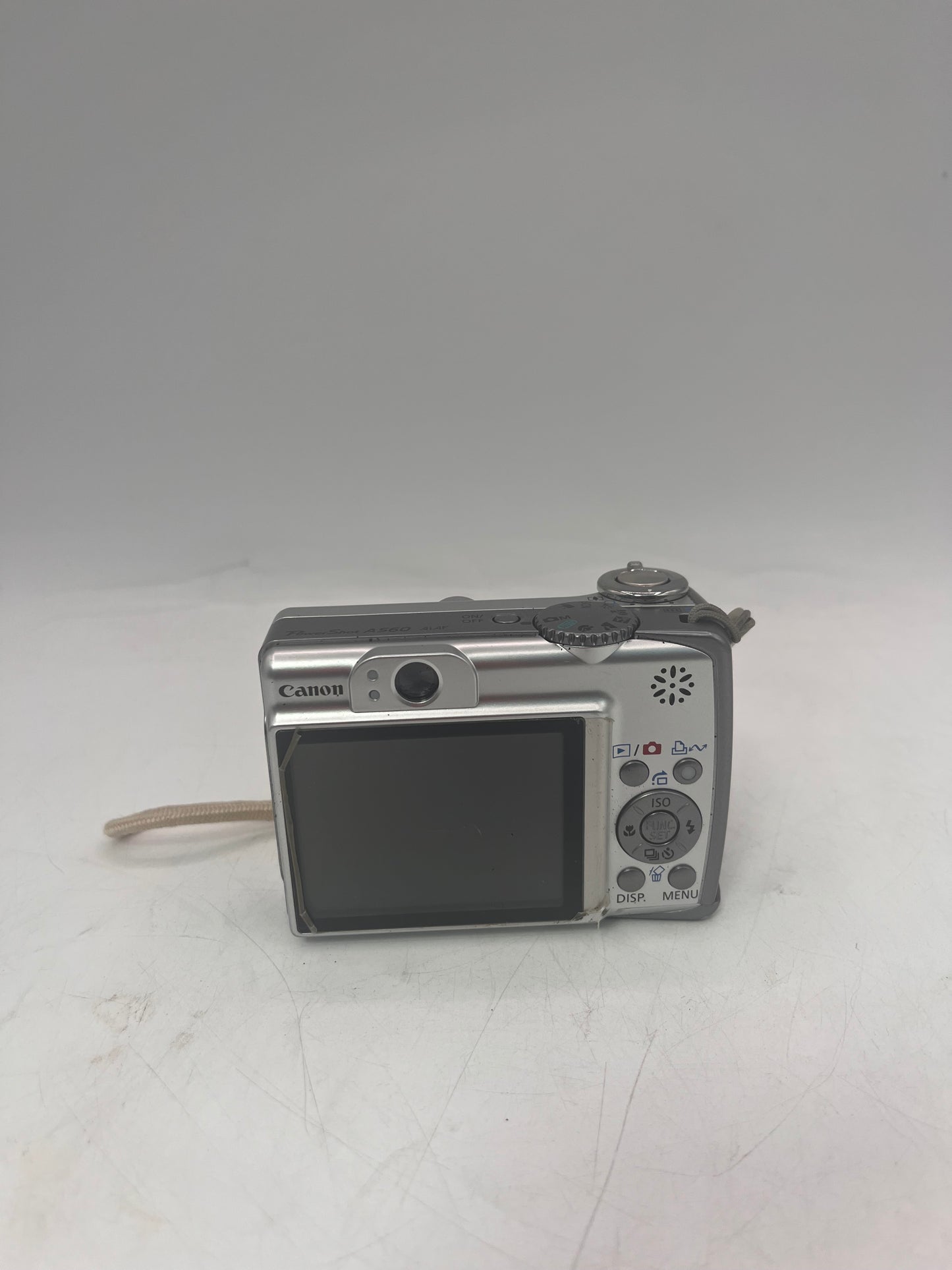 Canon PowerShot A560 7.1MP Digital Camera 4x Optical Zoom Silver Tested Free Shipping