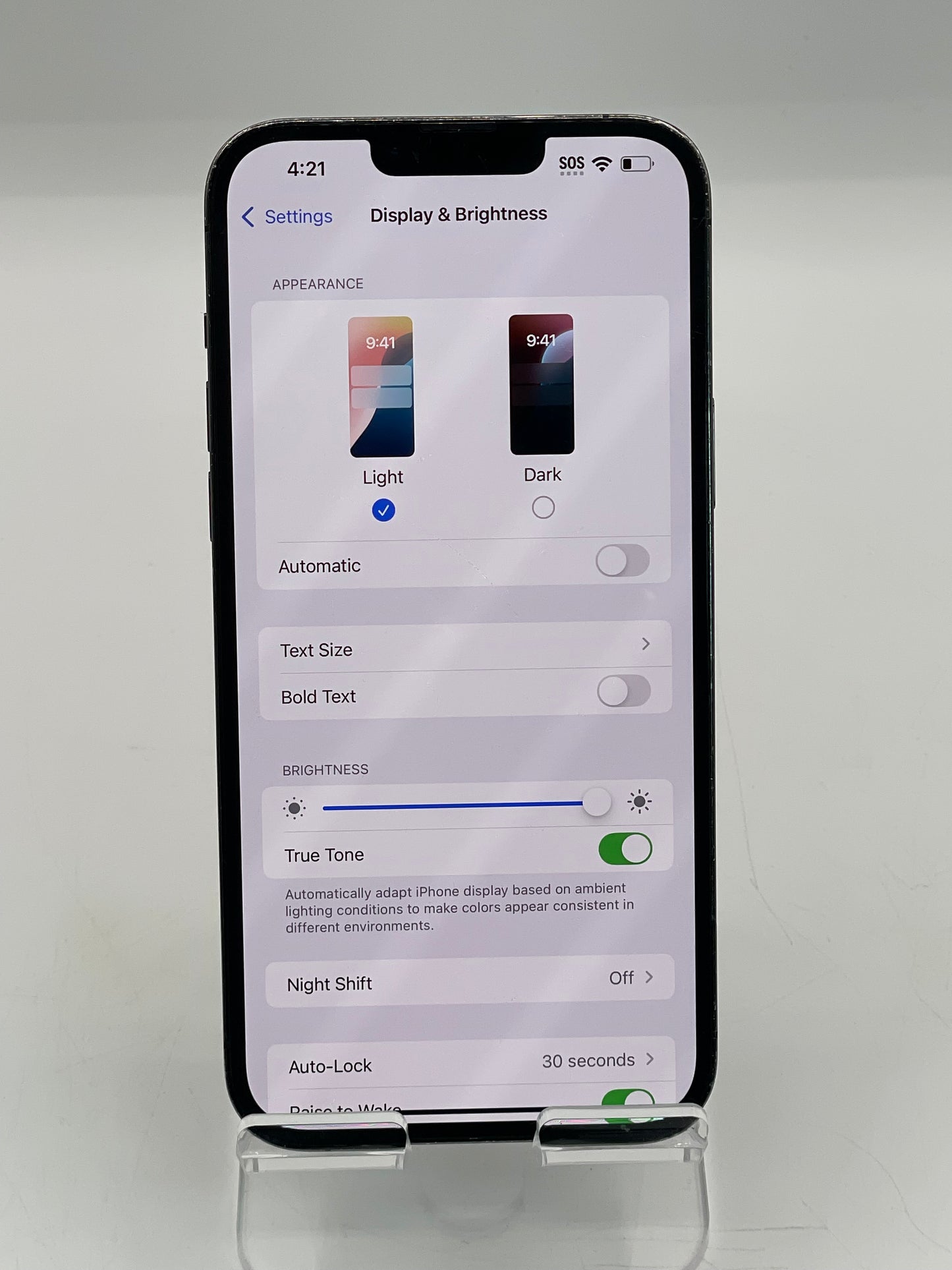 Apple iPhone 13 Pro Max - 128 GB - Graphite (Unlocked) 91% Battery
