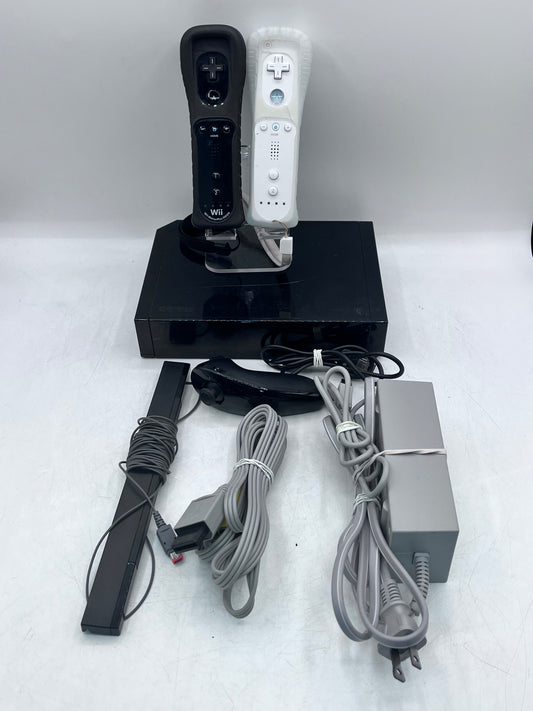 Nintendo Wii (RVL-101) 2006  Video Game System - Black