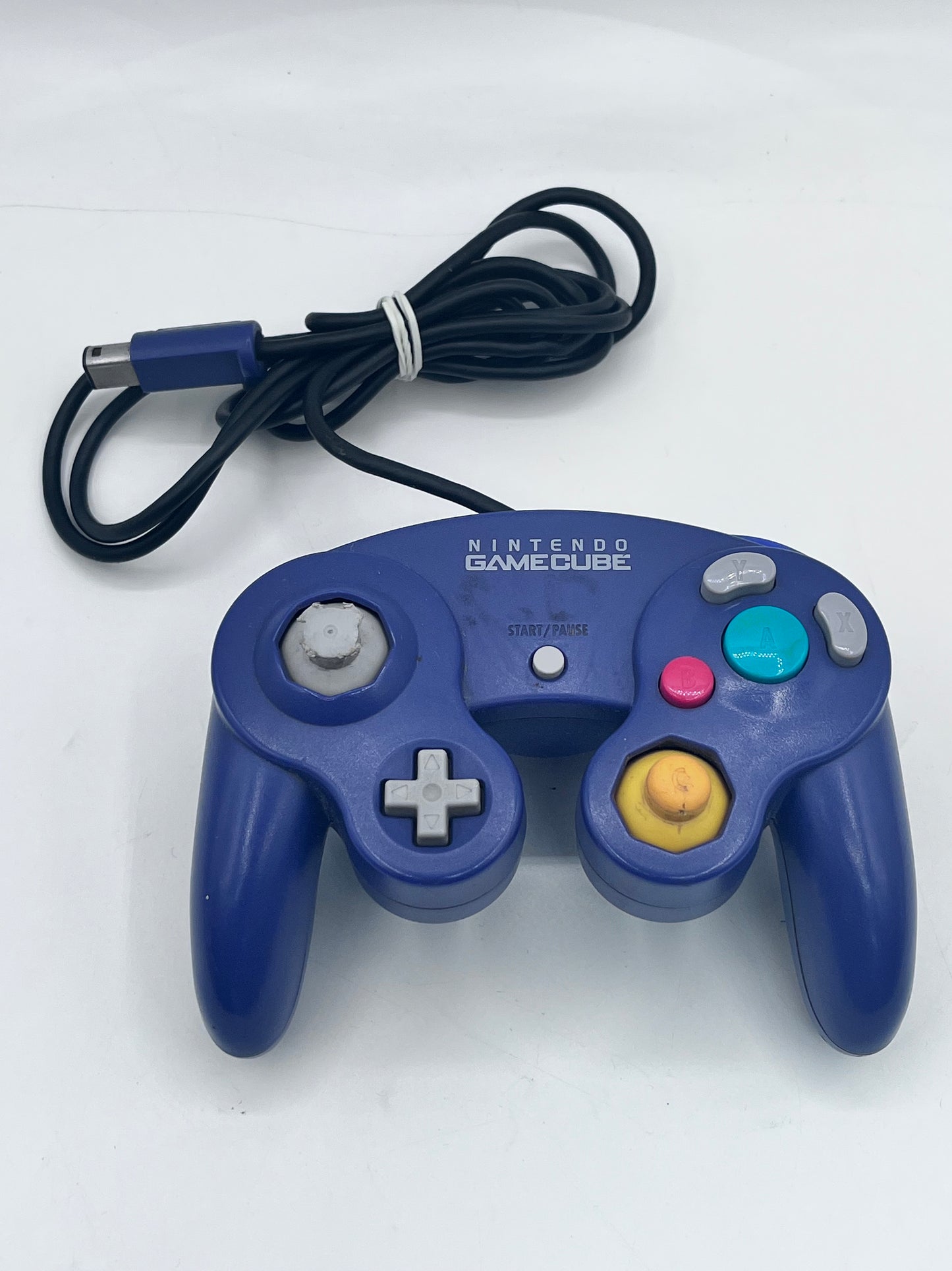 Official Nintendo GameCube Wired Controller Indigo OEM DOL-003 - Purple