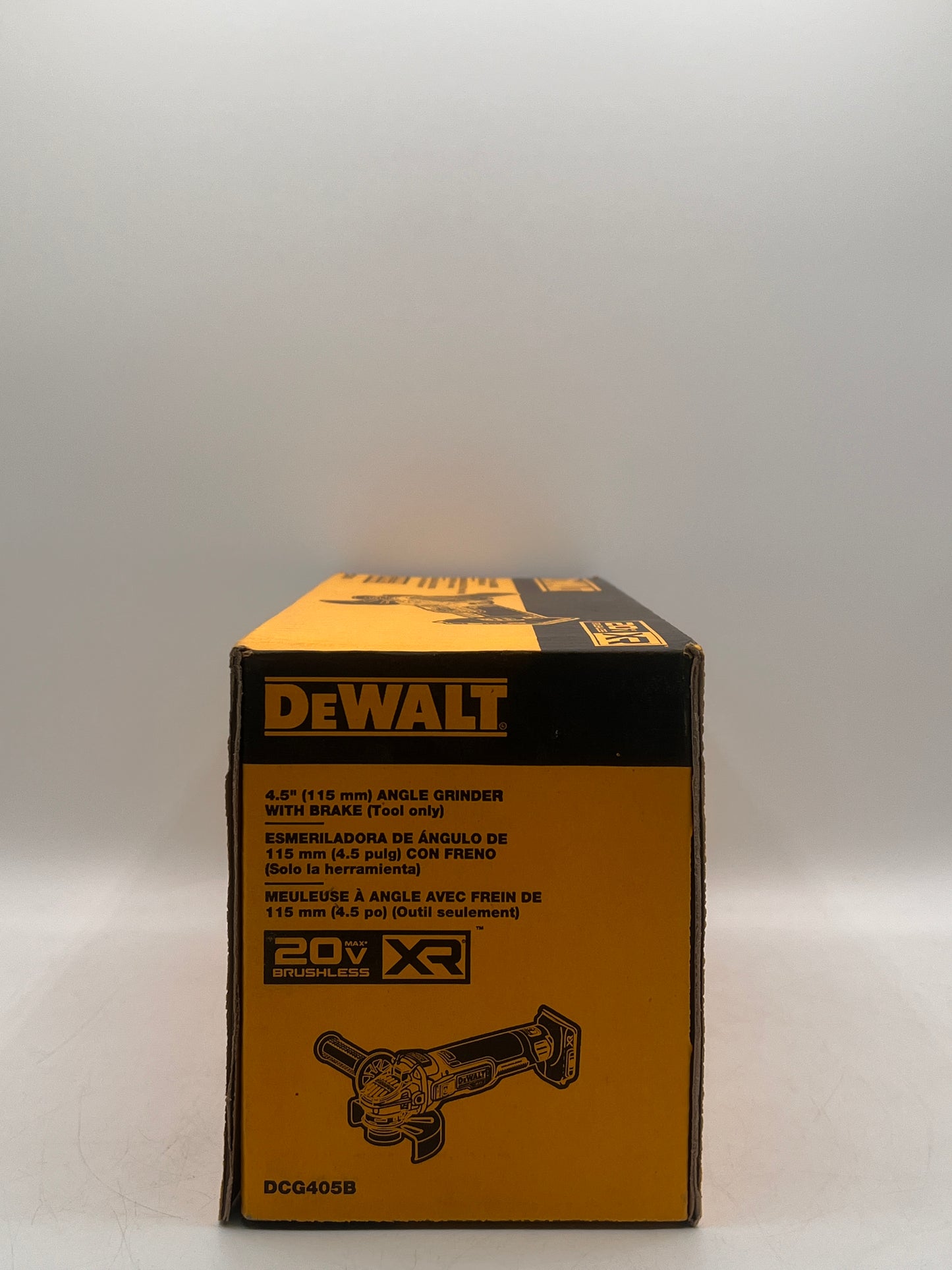 New DeWALT DCG405B 20V MAX XR 4 5 Slide Switch Small Angle Grinder - Bare Tool