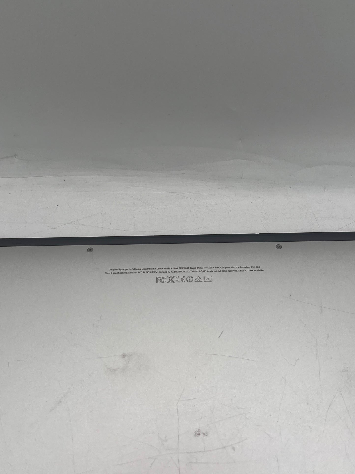 2013 Apple MacBook Air 11" i5 1.3GHz 8GB RAM 256GB SSD Silver A1465 Free Shipping