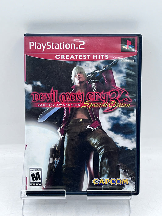 Devil May Cry 3 Greatest Hits Edition Playstation 2 PS2 Video Game - Free Shipping