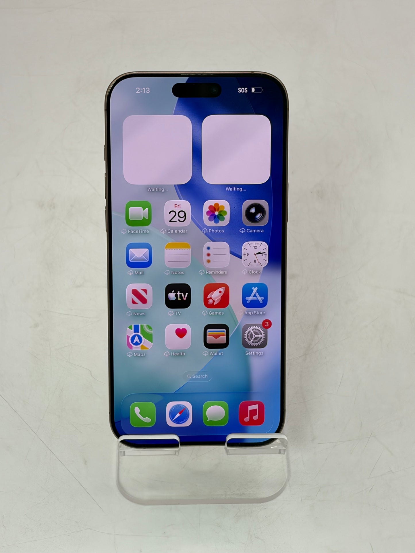 Unlocked Apple iPhone 16 Pro Max 256GB Desert Titanium A3084 MYW53LL/A 91% BH