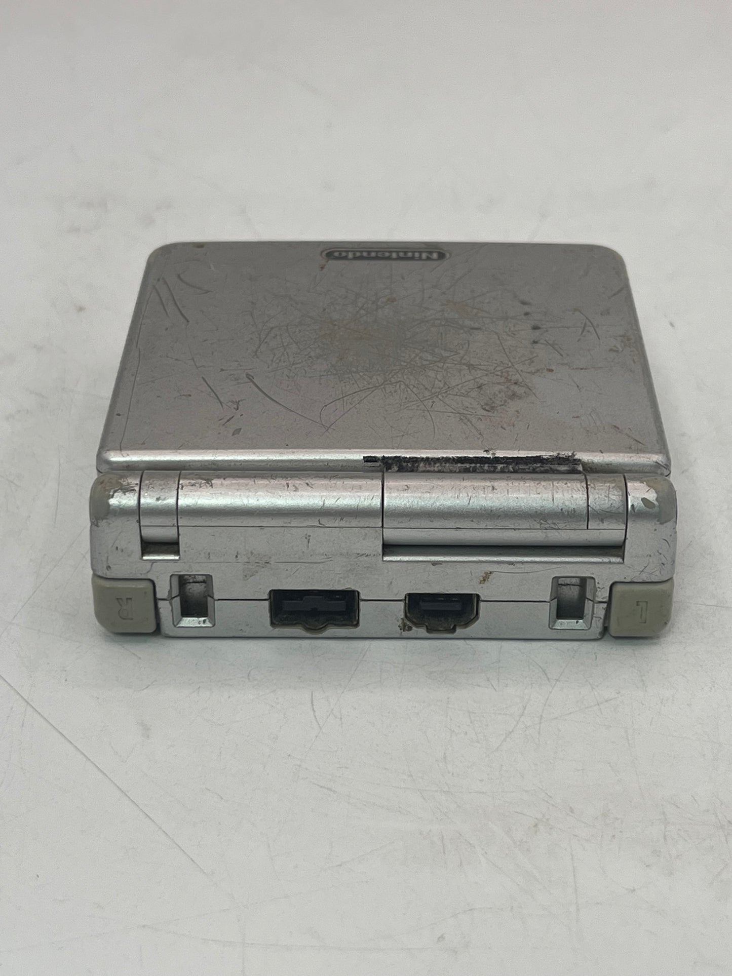 Nintendo Game Boy Advance SP AGS-101 2005 Handheld Console - Silver Parts