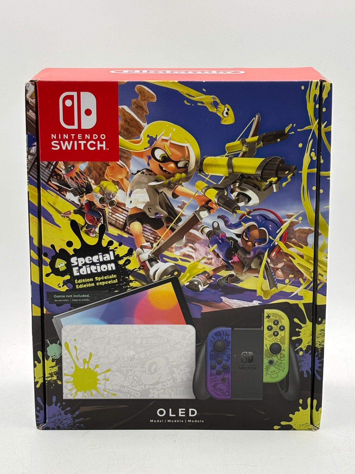 Nintendo Switch (OLED Model) HEG-001 Splatoon 3 Edition Video Game Console 64GB NEW IN BOX SEALED