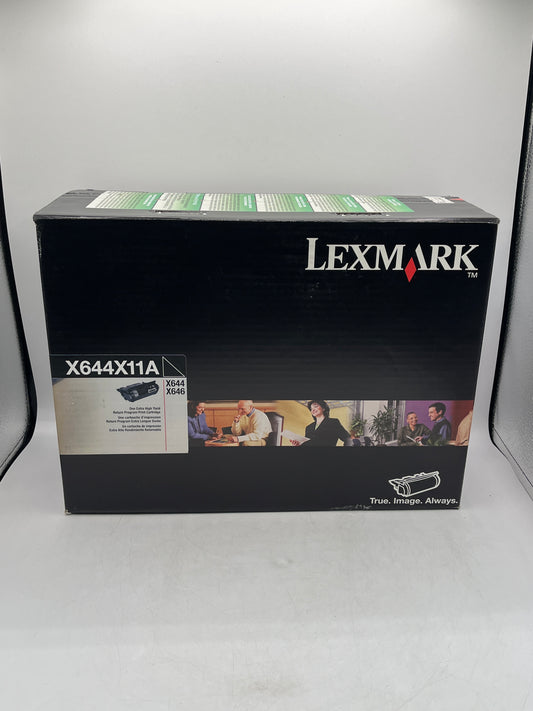 GENUINE Lexmark X644X11A Black Toner Cartridge X644, X646 - New in Box