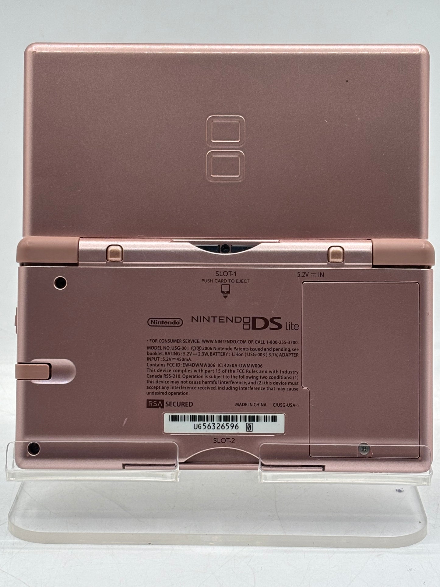 Nintendo Pink DS Lite (USG-001) Handheld Console, 2006