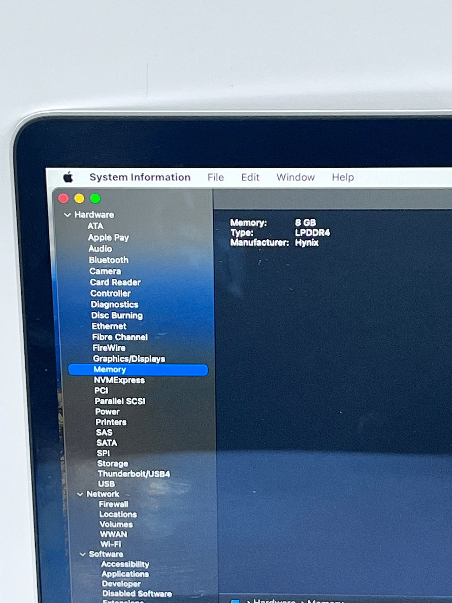 2020 Apple MacBook Air 13.3" M1 7C 8GB 256GB A2337 REMOTELY MANAGED