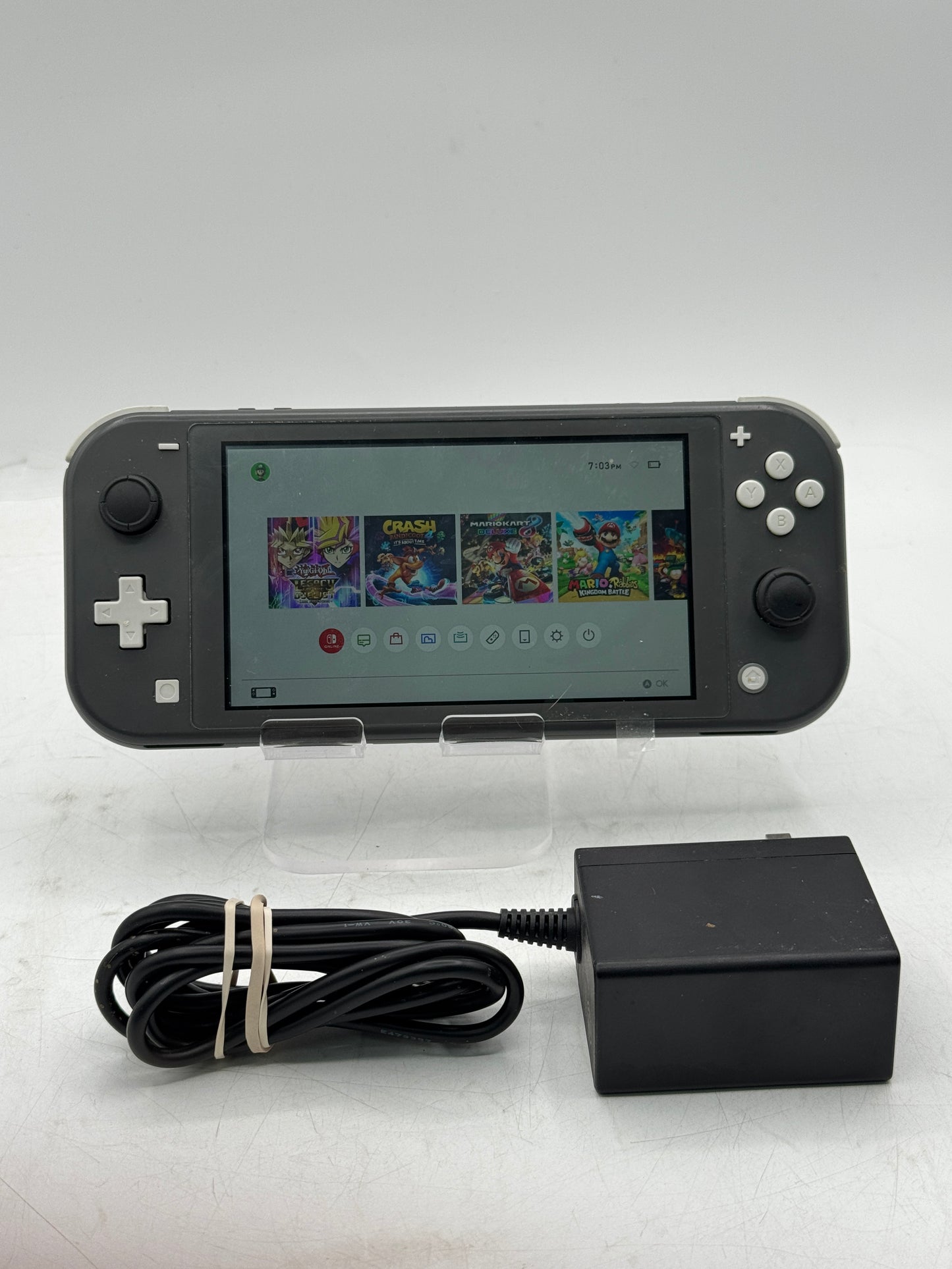 Nintendo Switch Lite Handheld Game Console HDH-001 Gray Tested Free Shipping