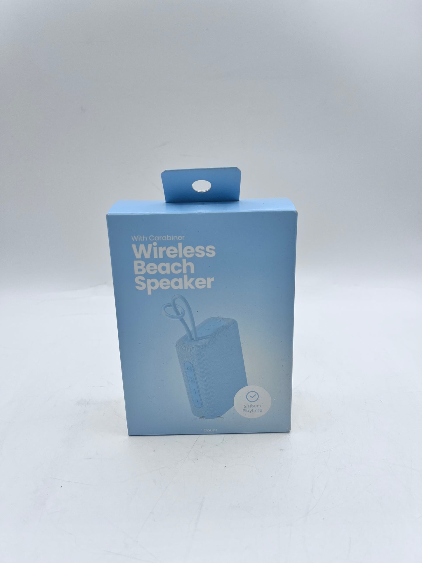 GEMS Wireless Beach Speaker Water-Resistant USB-C charging cable Blue