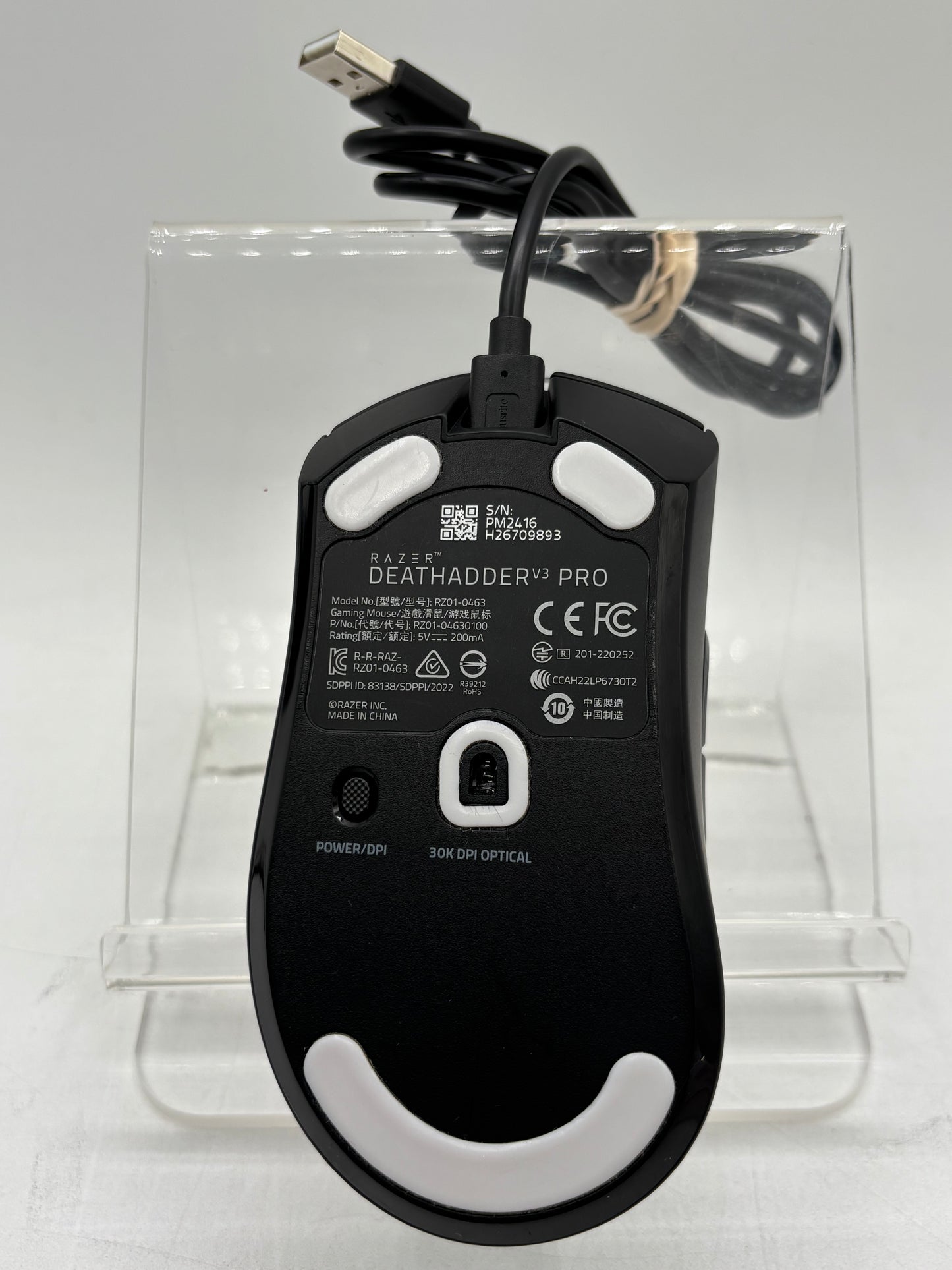 Razer DeathAdder V3 Pro Wireless Gaming Mouse RZ01-0463, Black (FREE SHIPPING)
